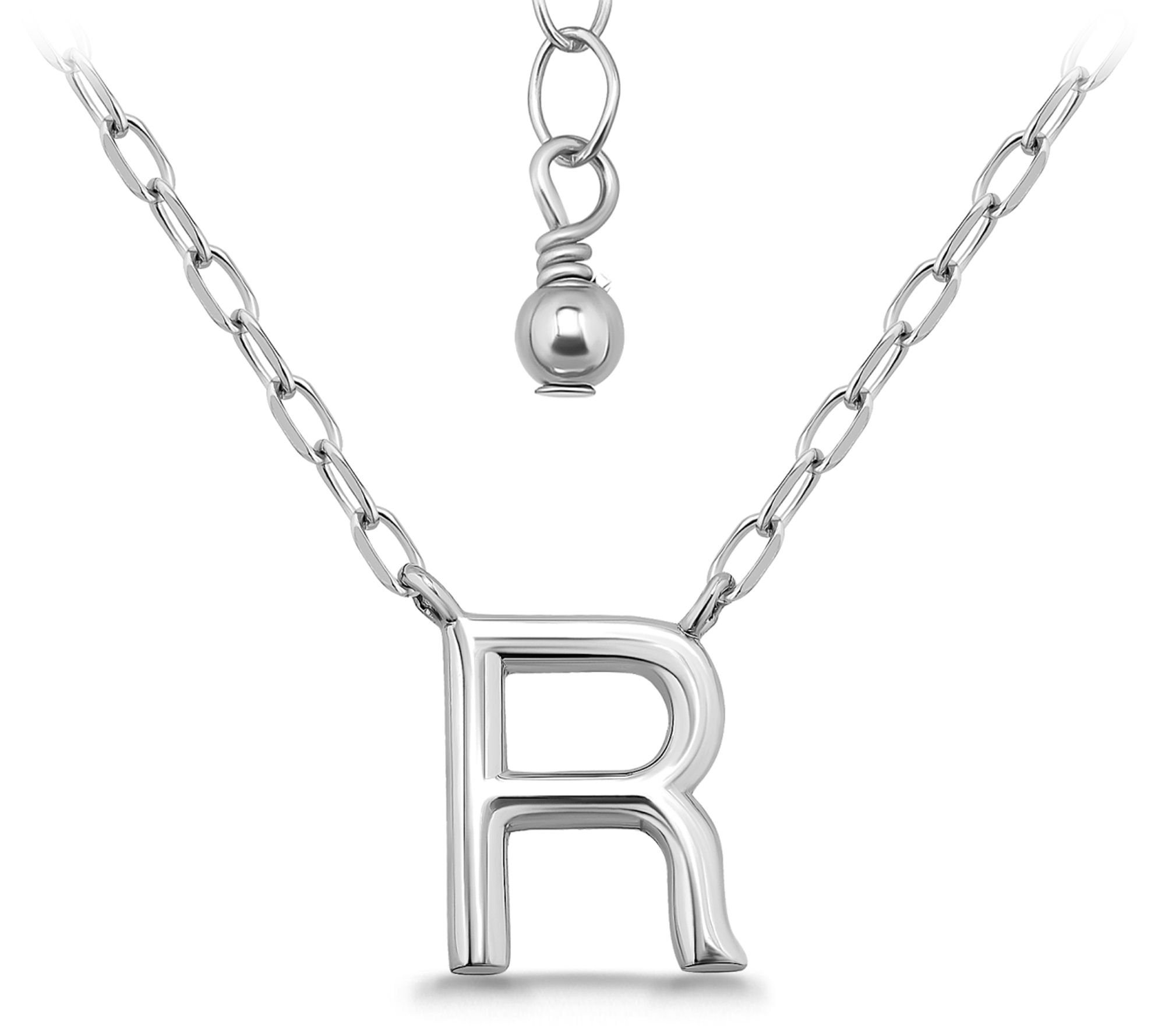 Or Paz Initial Letter Personalized Necklace