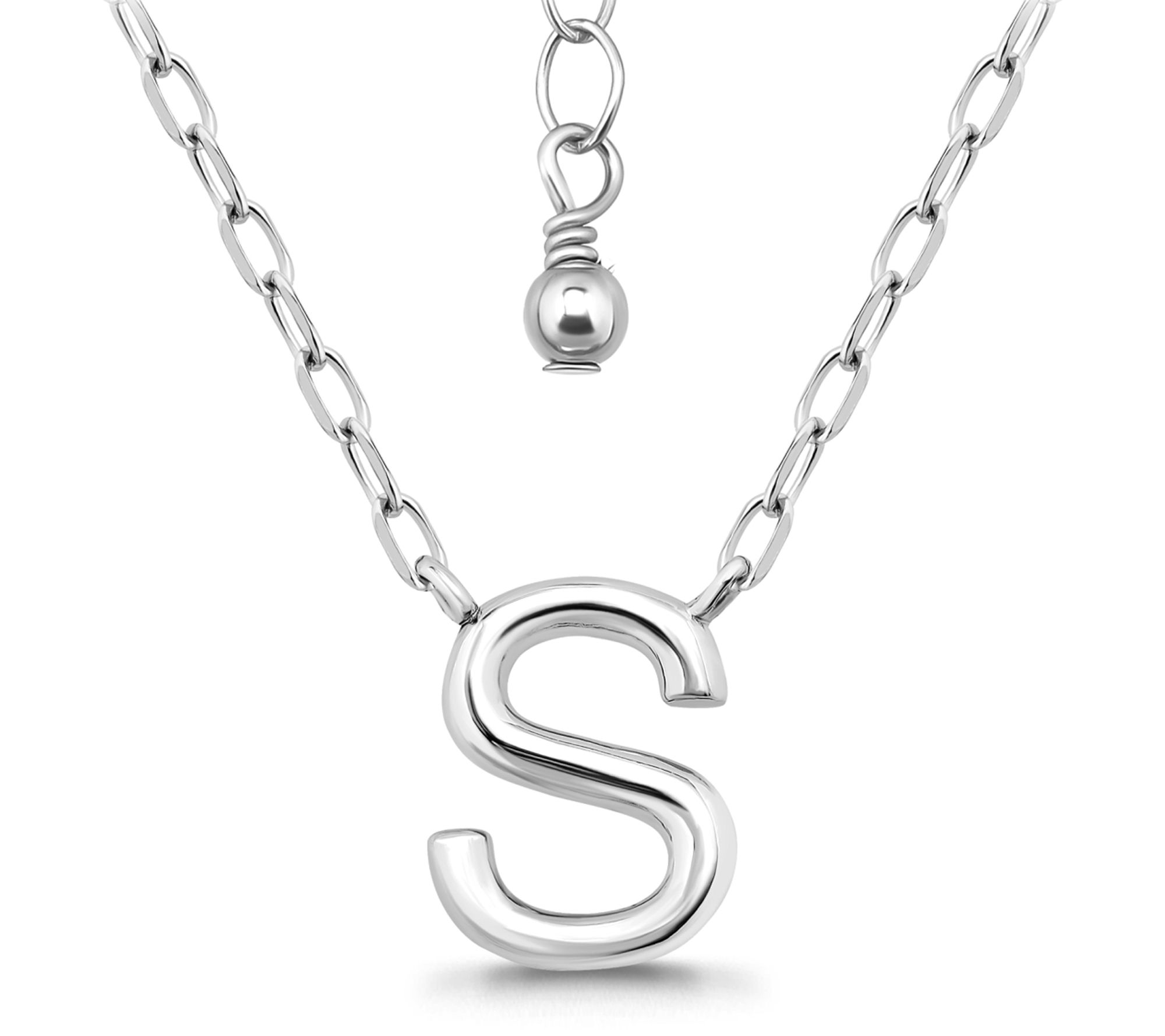 Or Paz Initial Letter Personalized Necklace