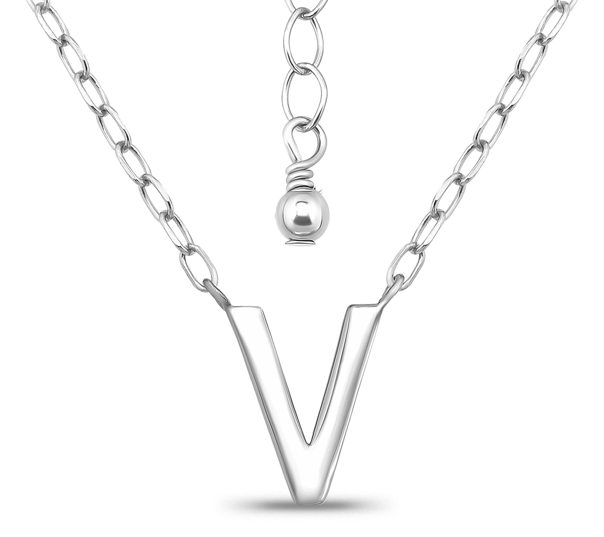 Or Paz Initial Letter Personalized Necklace