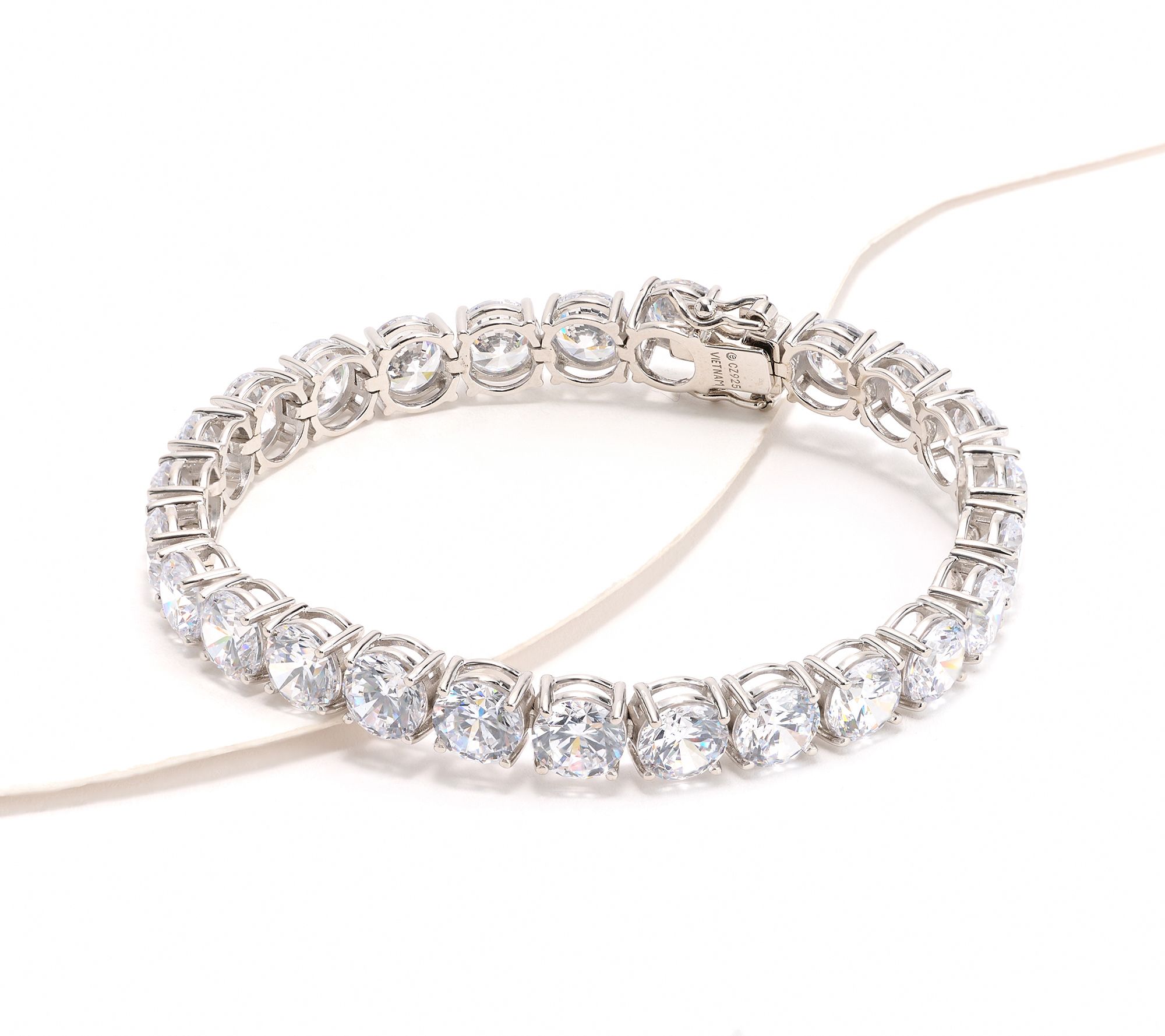 Diamonique Classics Tennis Bracelet, Sterling