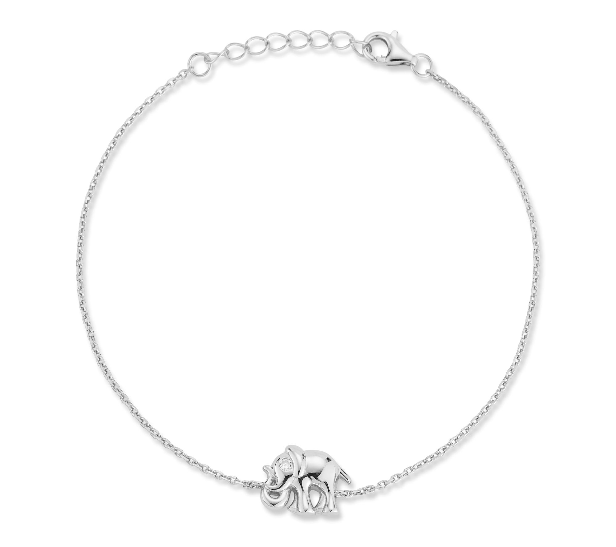 Sterlina Silver Elephant Bracelet, Sterling