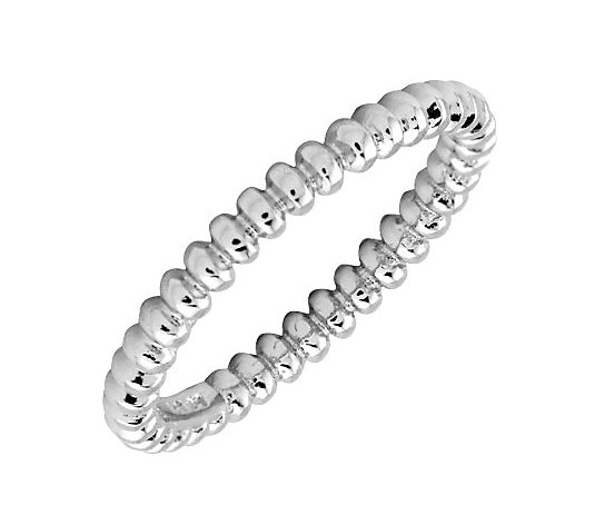 Simply Stacks Sterling Silver 2.25mm Bubble Ring