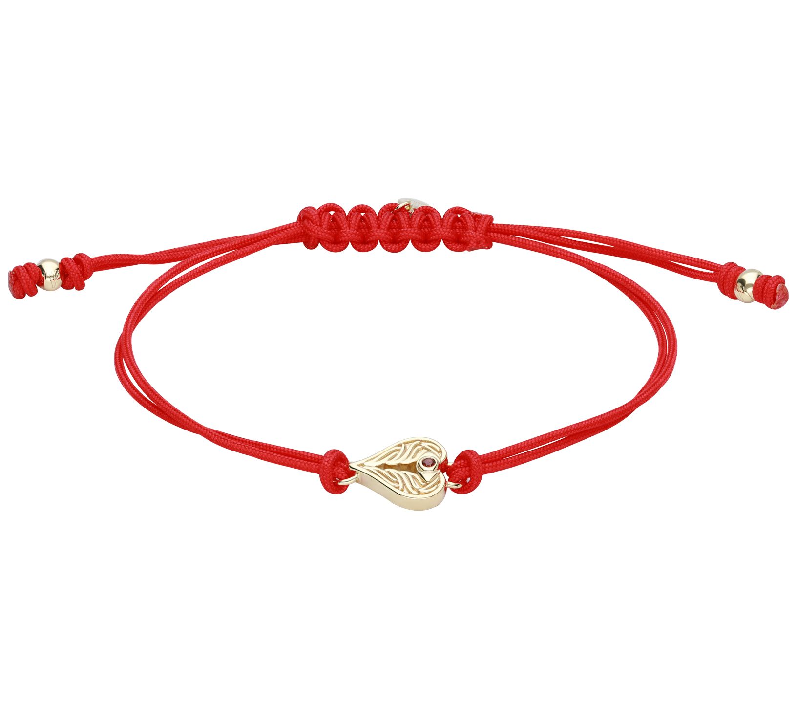 Goddaughter's 14K Gold Clad Garnet Angel Eye Br acelet