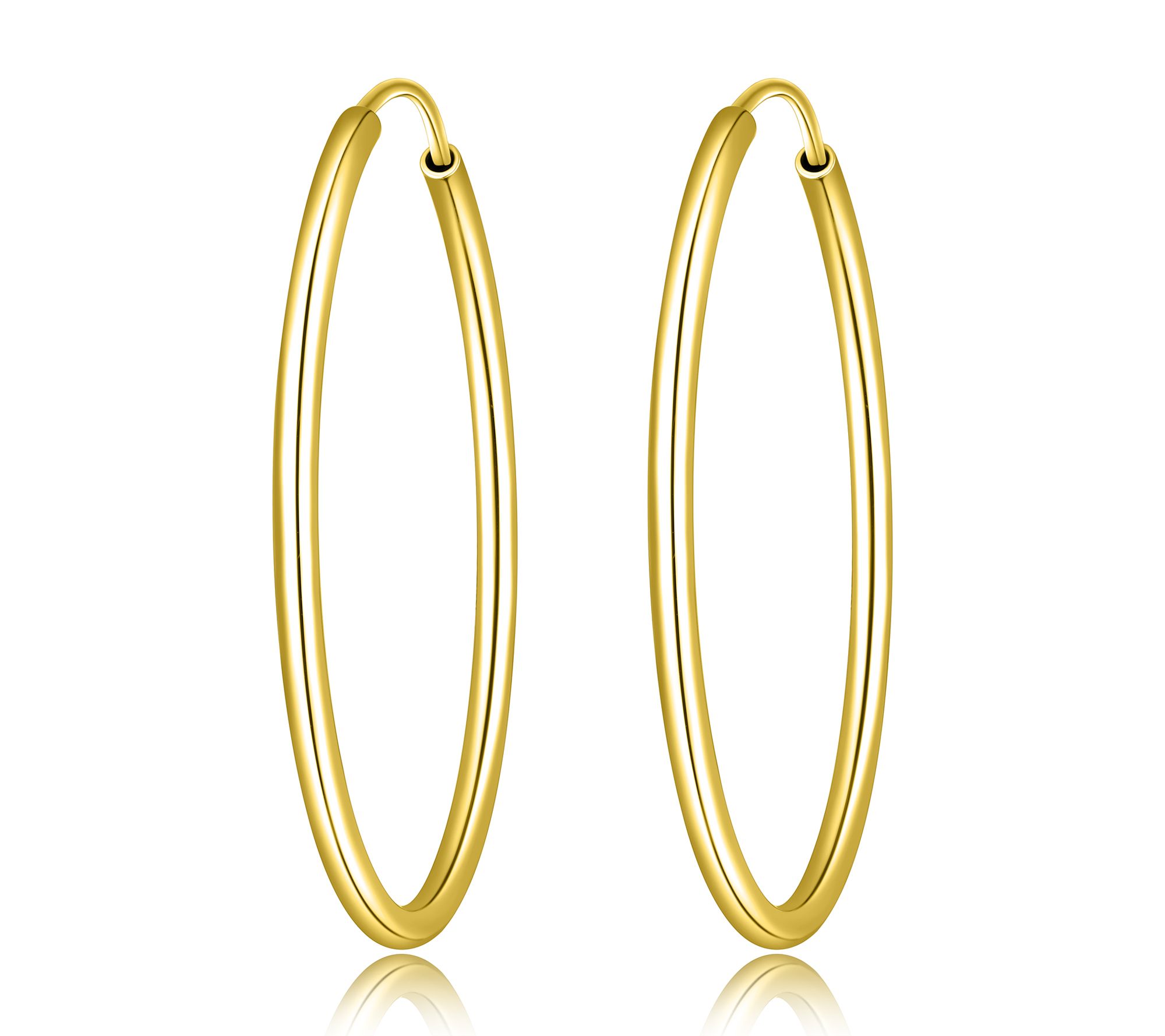 K18 2-P. MONACA LOOP EARING-