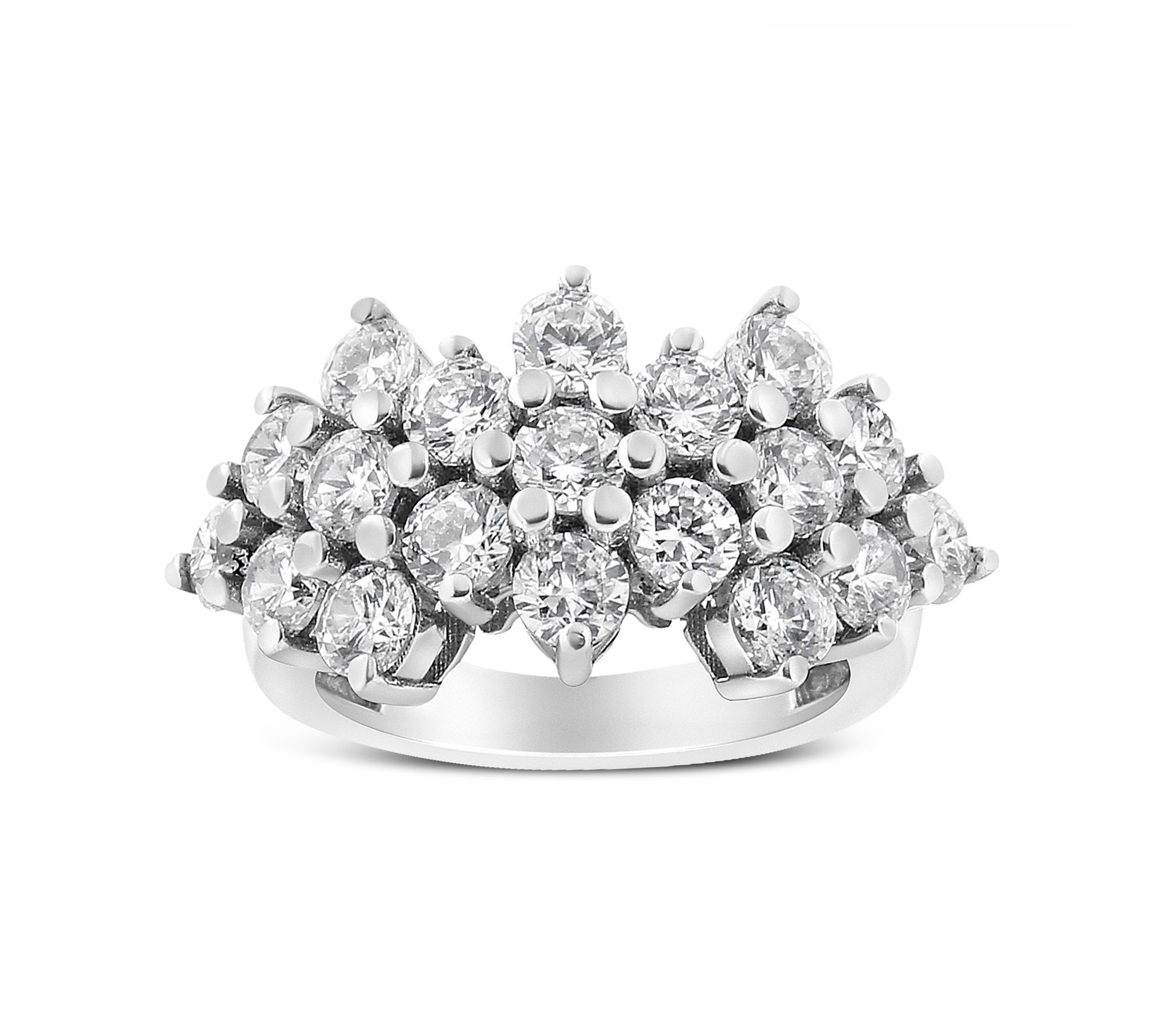 Haus of Brilliance 4.00 cttw Diamond Ring, 14KWhite Gold