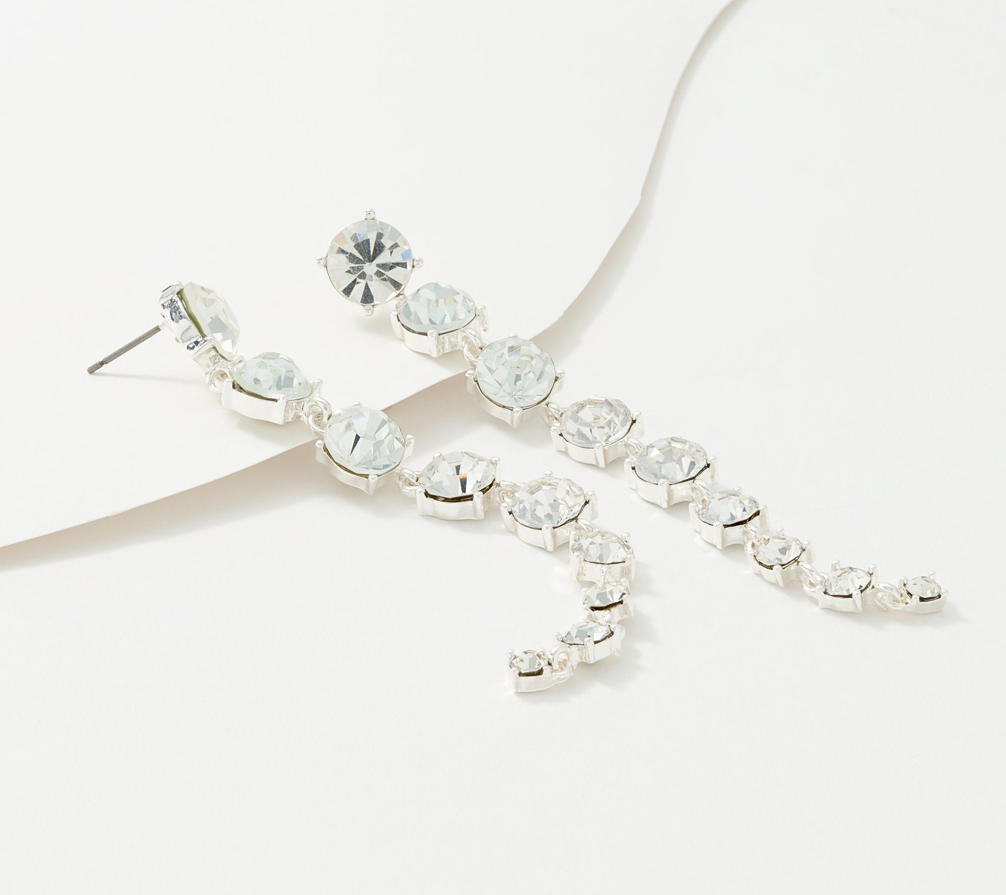 "As Is" Joan Rivers Red Carpet Linear Drop Earrings