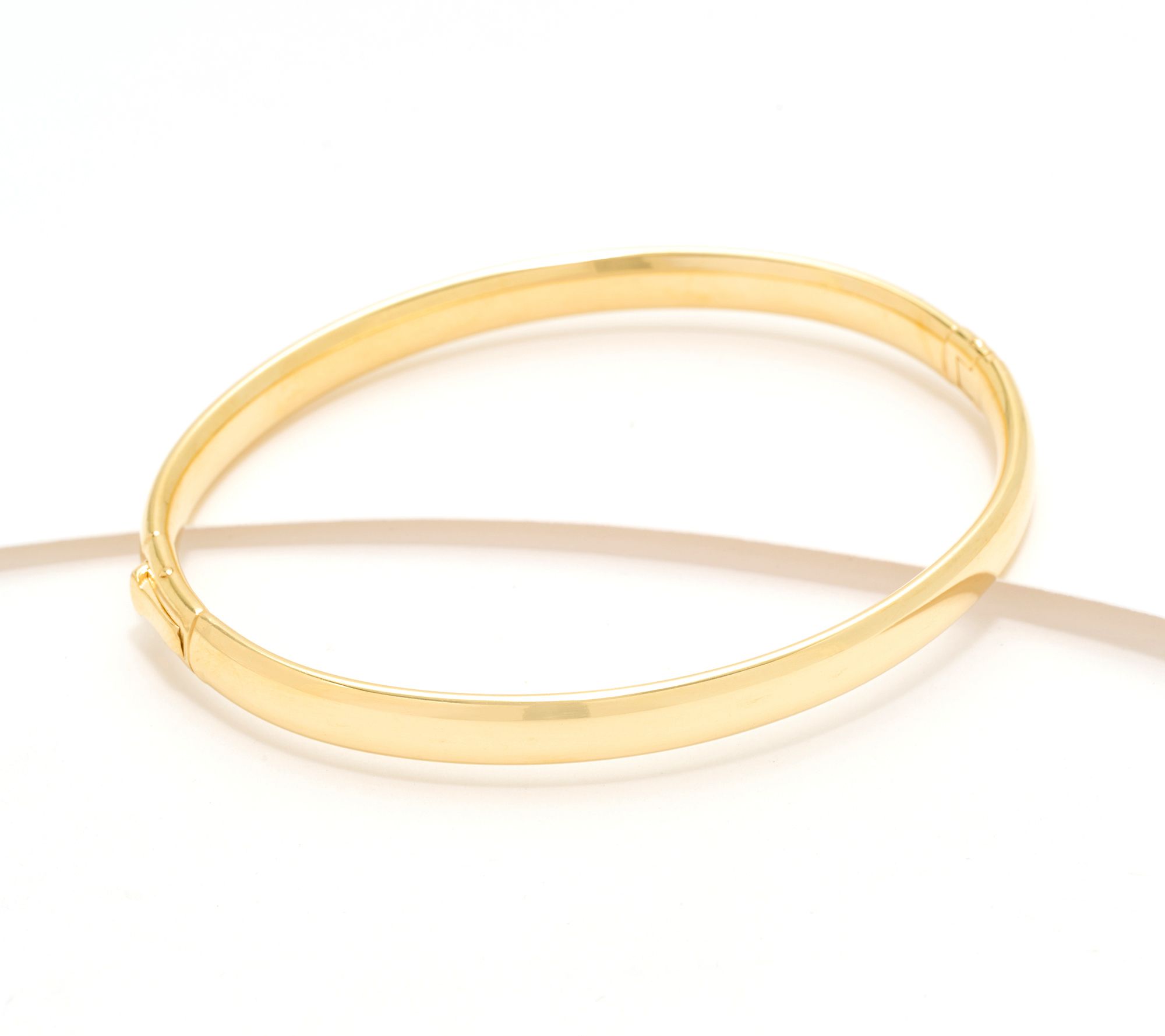 UltraFine Polished Safety Lock 5.5mm Bangle
