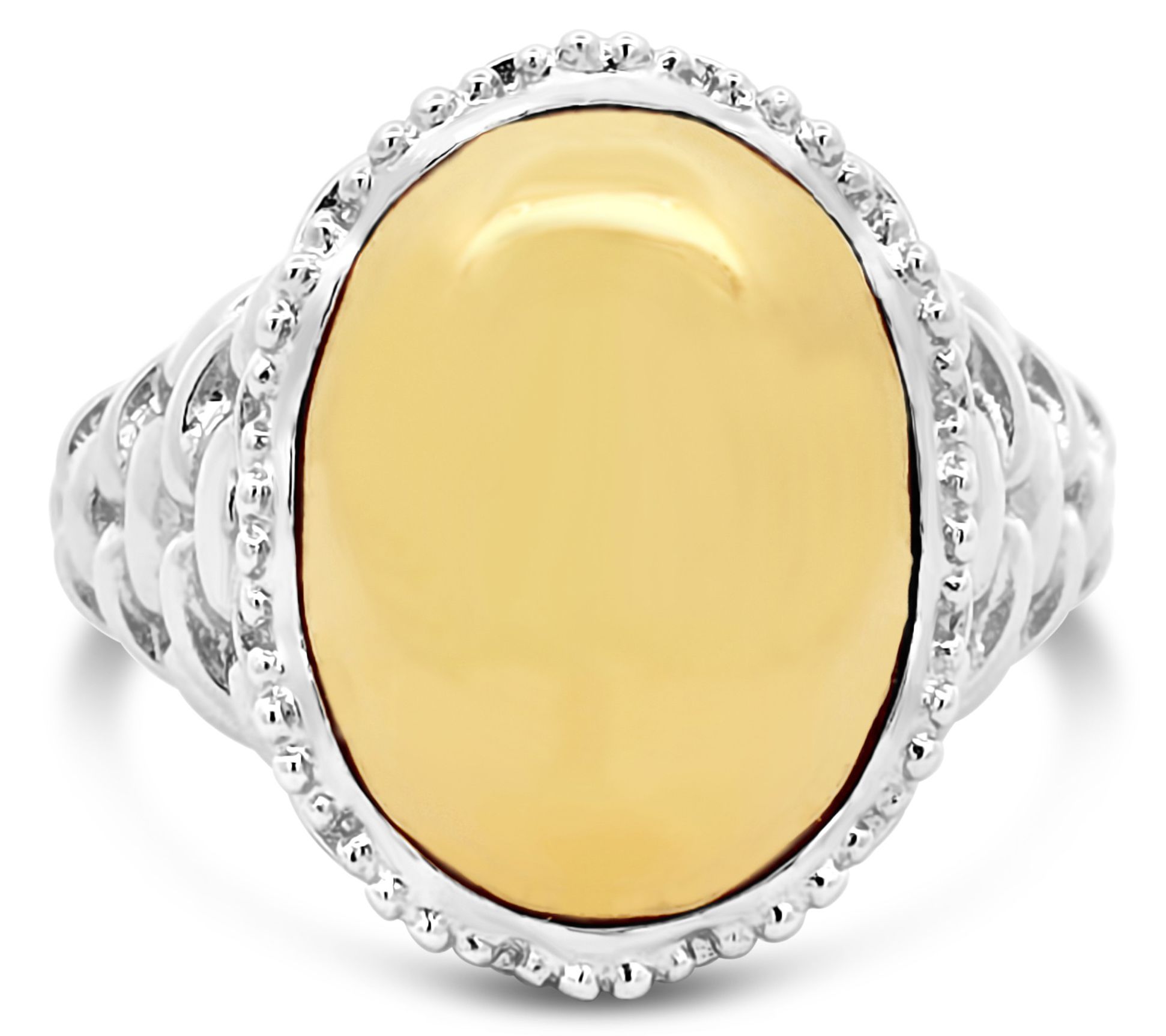 Tiffany Kay Studio Two-Tone Sterling Silver Purl-Knit Ring