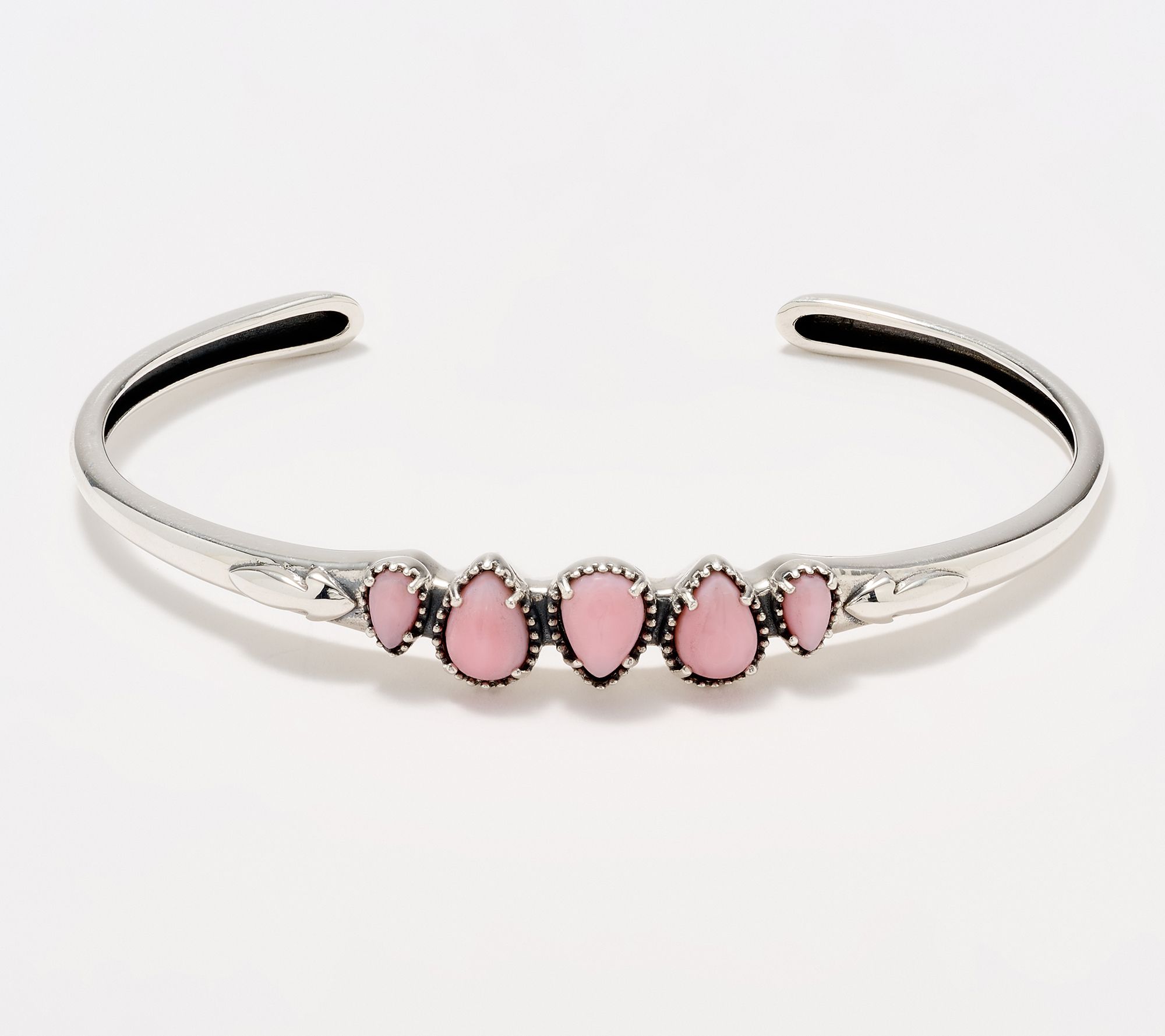 American West Sterling Five Pear Gemstone Cuff