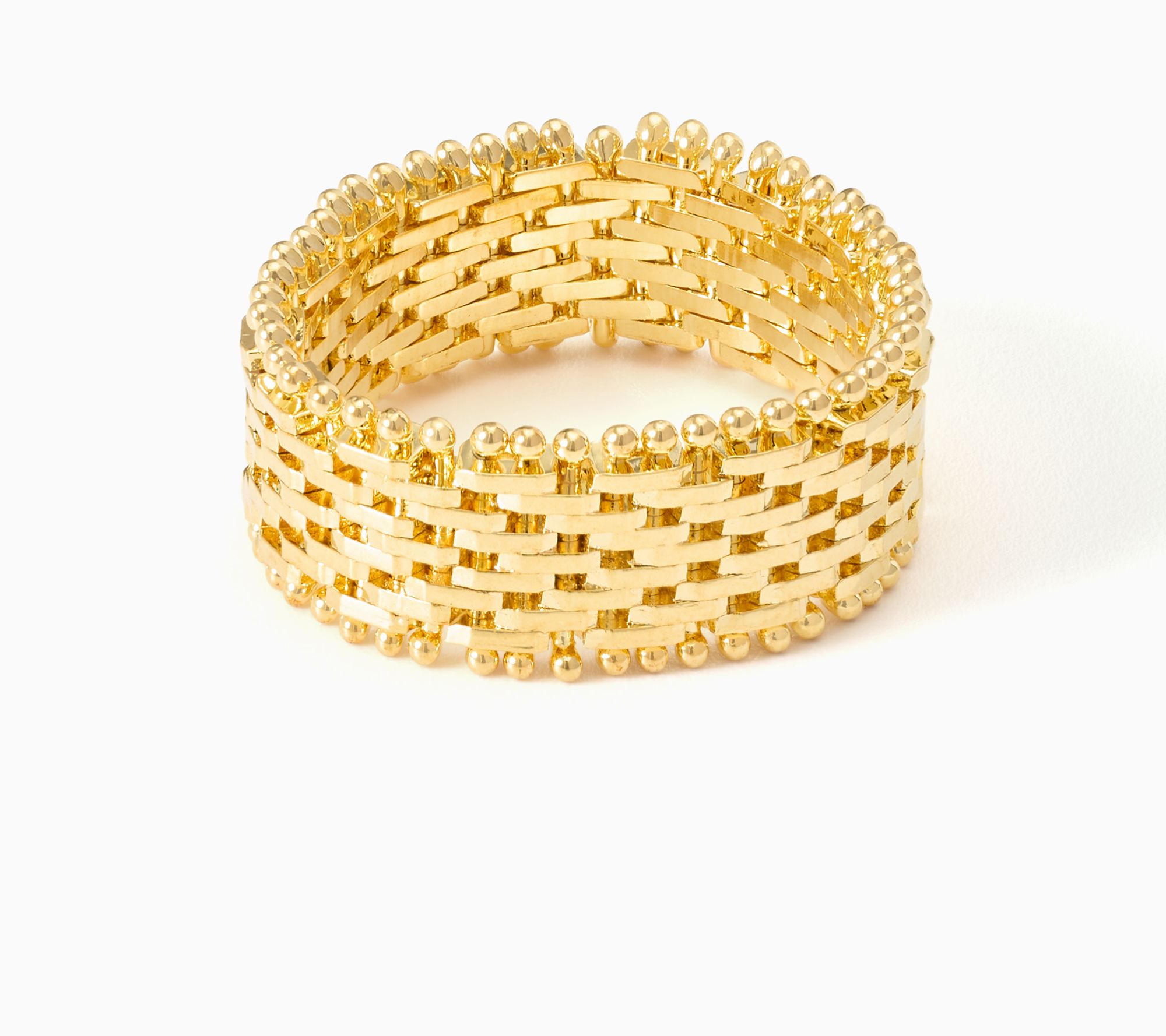 David Markstein Bronze Handcrafted Flexible Riccio Ring