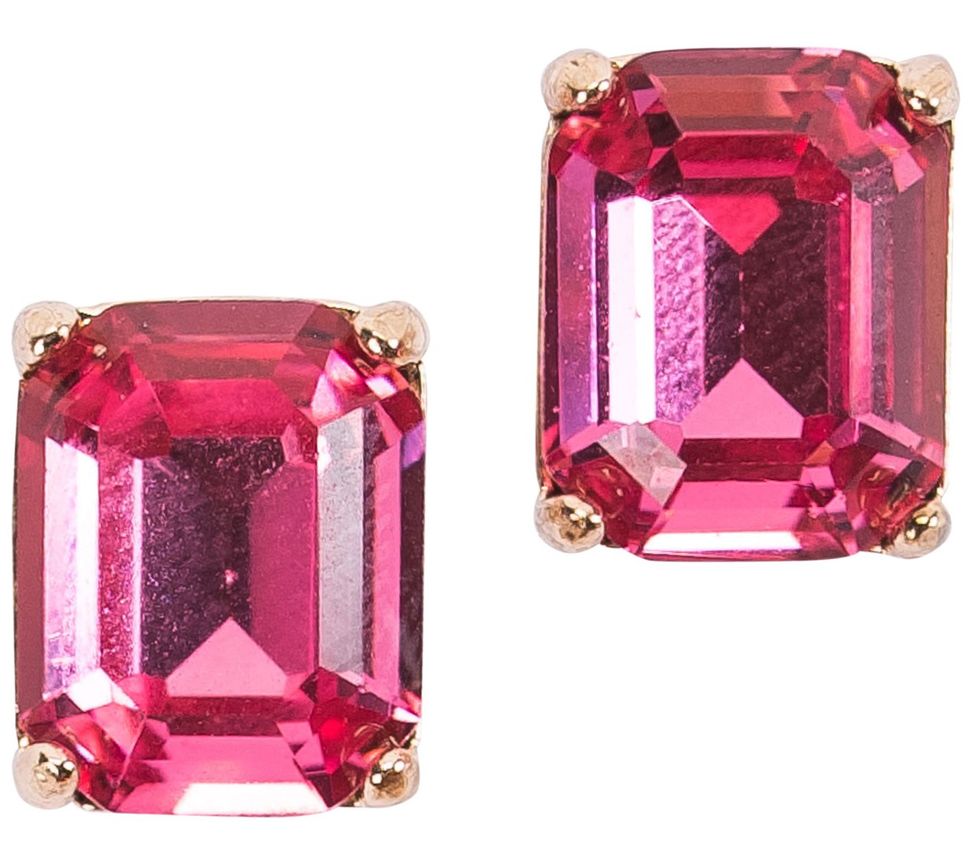 Violet & Brooks 'Everlyn' Emerald Crystal E arrings