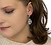 Anne Koplik Crystal Filigree Oval Earrings, 1 of 1