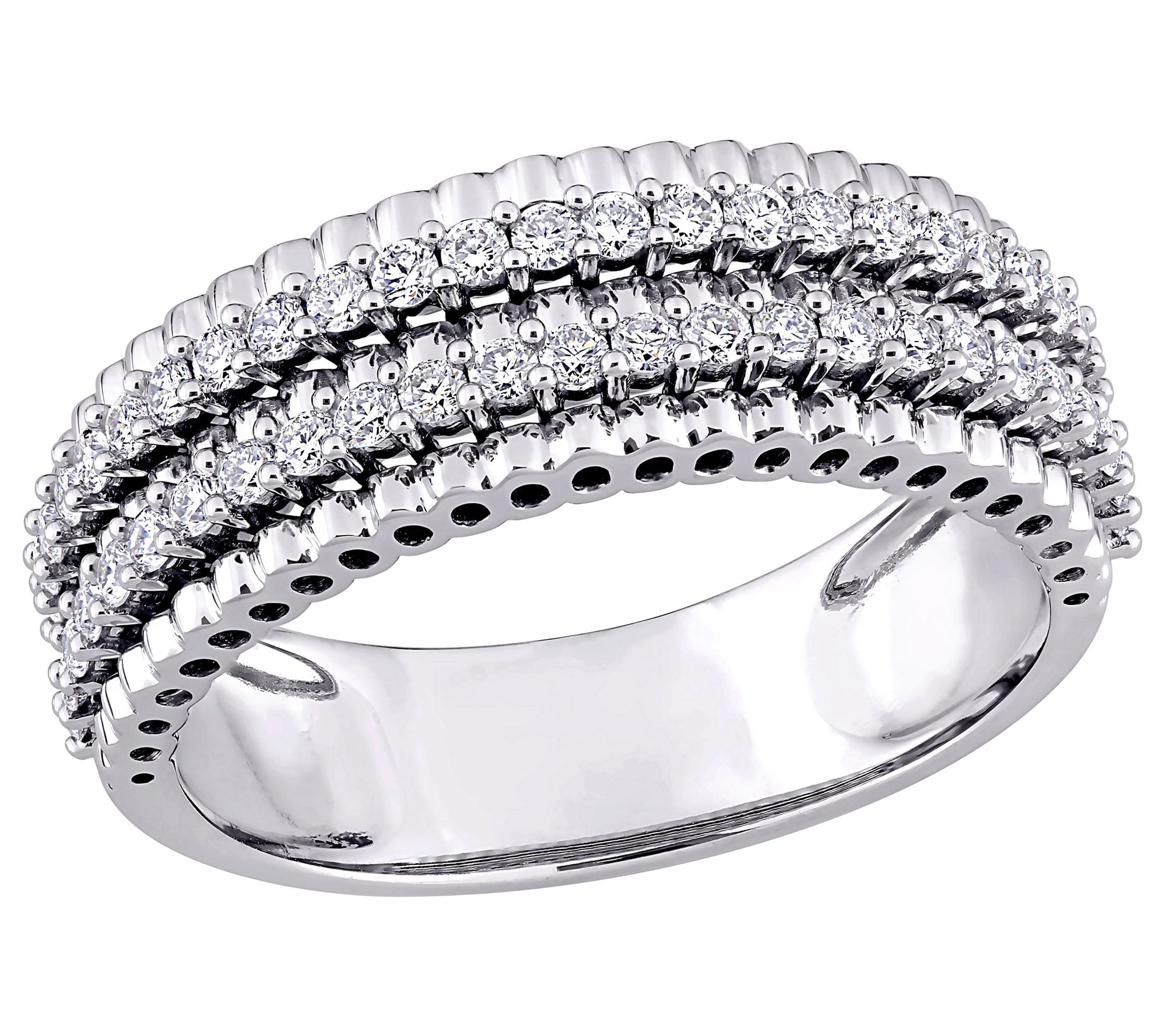 Affinity 1/2 cttw Diamond Eternity Band, 14K White Gold