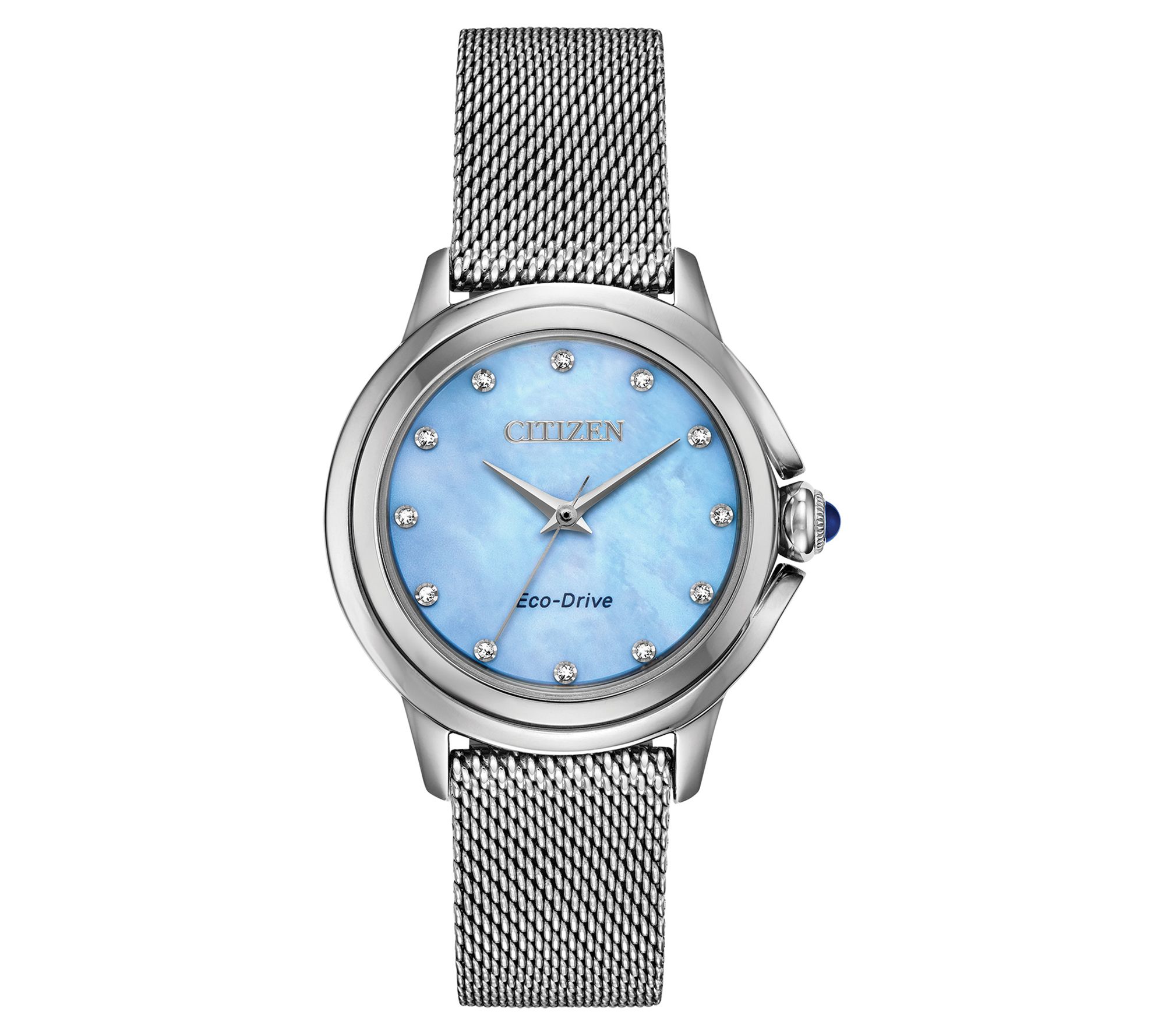 Citizen watch clearance women's blue face