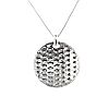 Or Paz Sterling Basketweave Pendant w/ Chain, 2 of 3