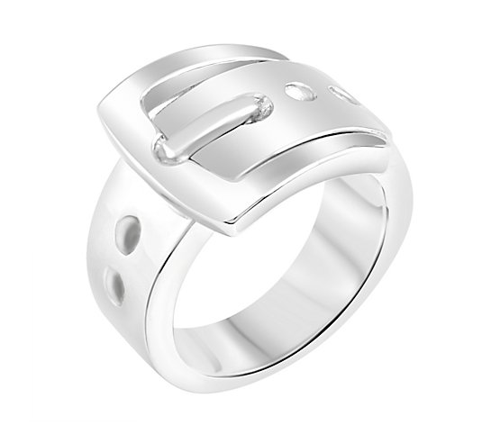Steel by Design Polished Buckle Ring