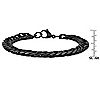 Steel by Design Men's Black Curb Link Bracelet, 2 of 3