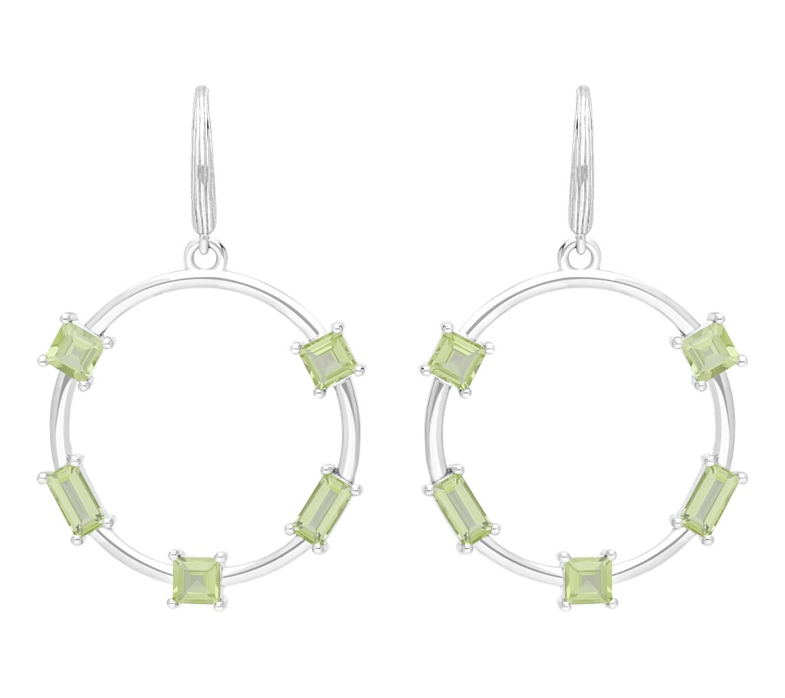 Ariva Silver Gemstone Jolie Earrings