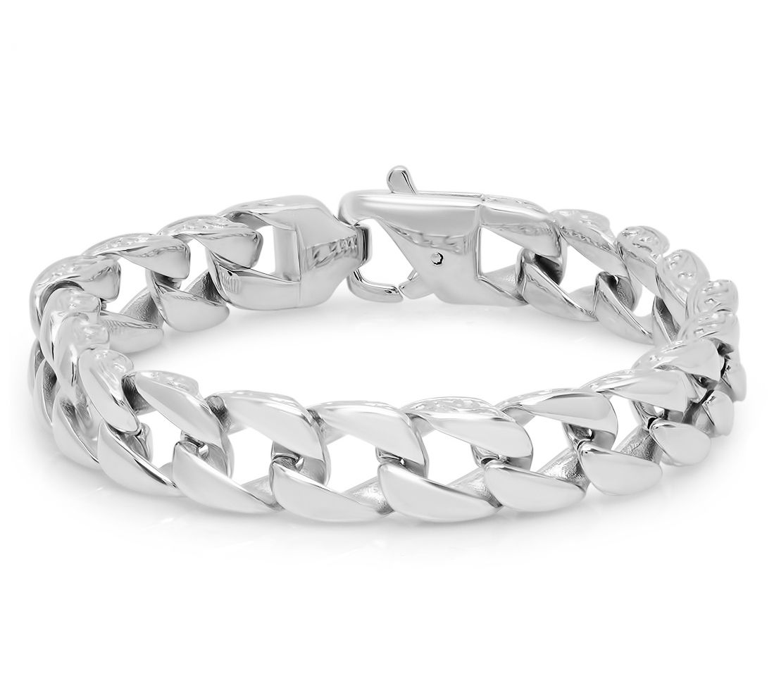 Steel By Design Men's Curb Link Bracelet