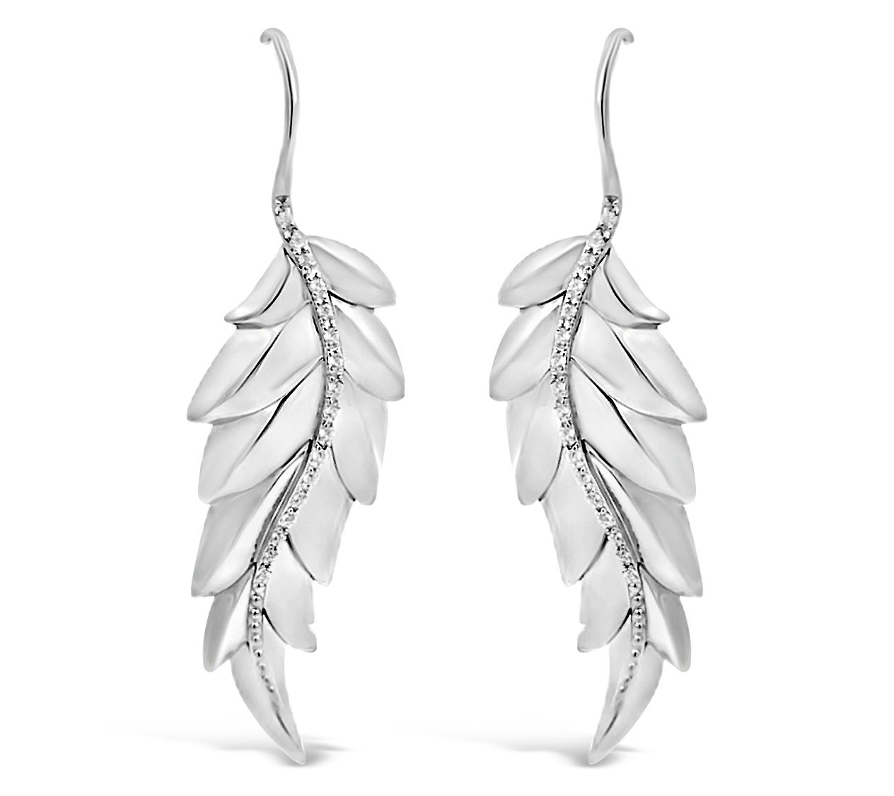 Margo Manhattan Sterling Silver White Topaz Loraine Earrings