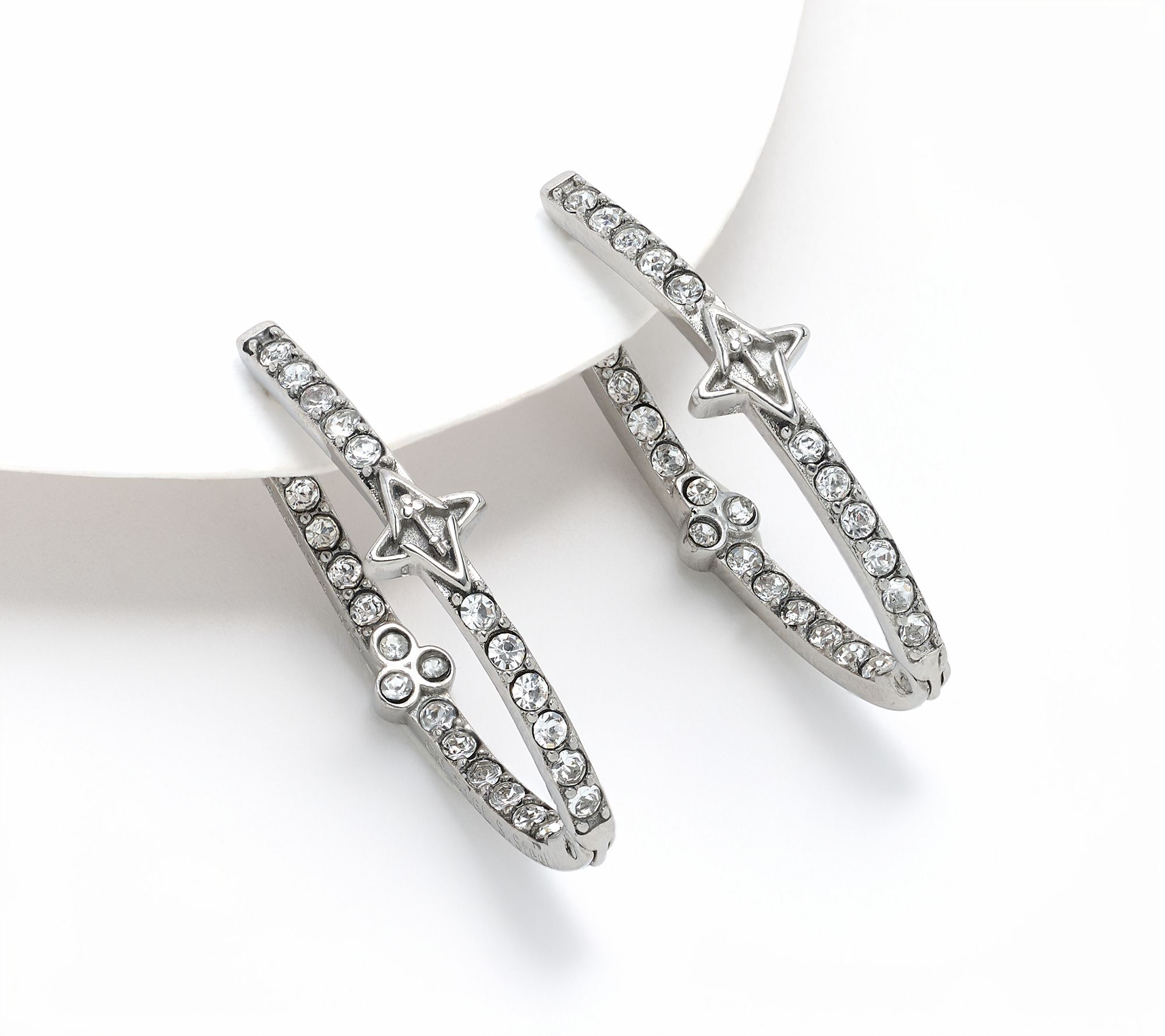 Valencia Key x Sandra Bennett Reversible 1" Limitless Hoops Stainless Steel