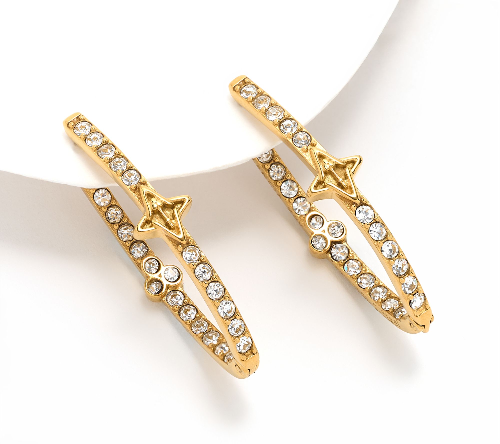 Valencia Key x Sandra Bennett Reversible 1" Limitless Hoops Stainless Steel