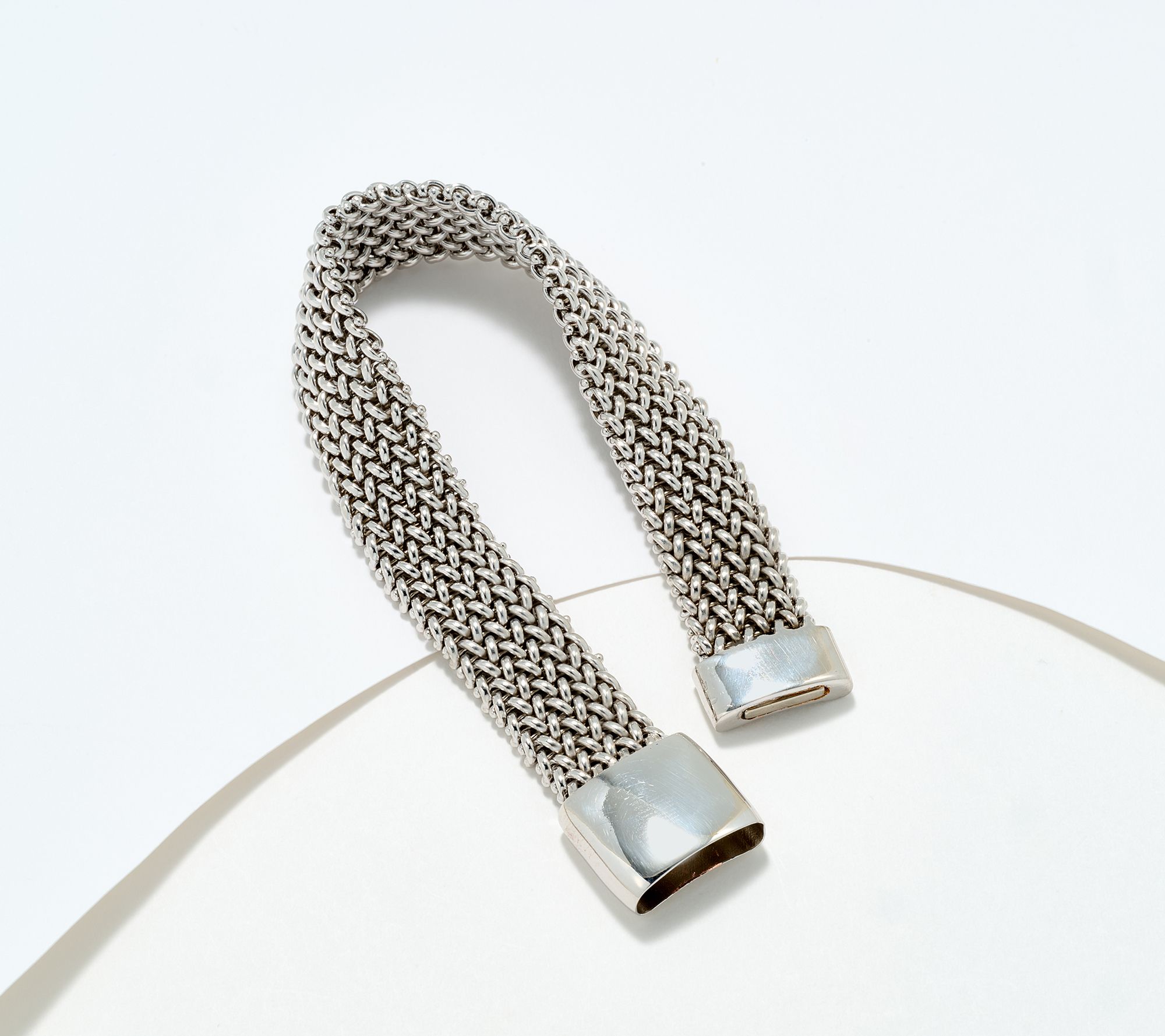 David Markstein Bronze Italian Tessuto Magnetic Bracelet