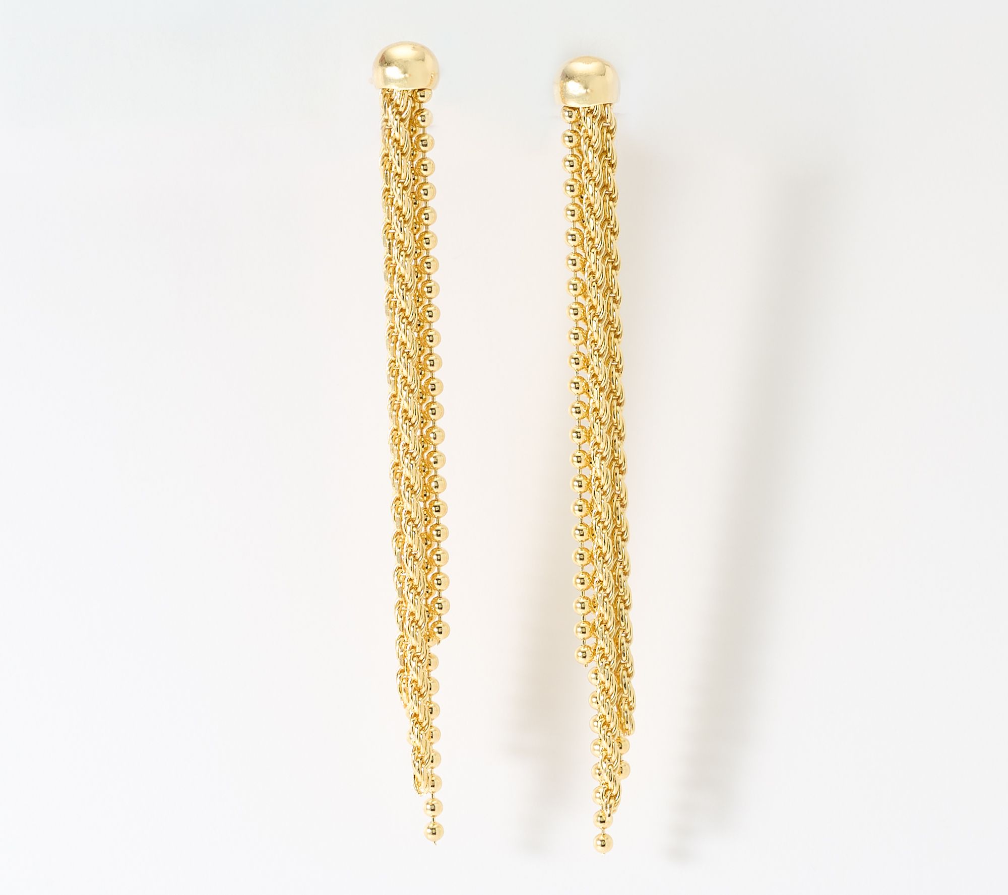 Ultrafine 950 Silver Beaded Dangle Earrings