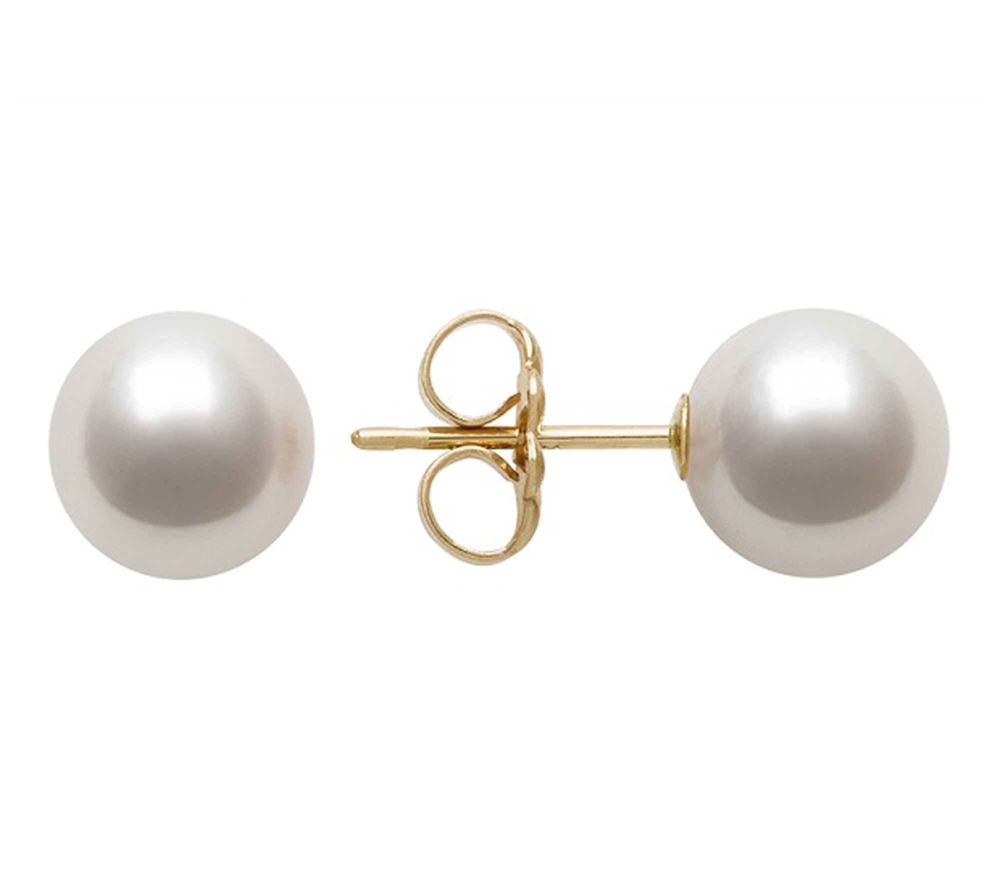 Amour De Pearl 5-6mm Cultured Akoya Pearl Earri gs, 14K Gold