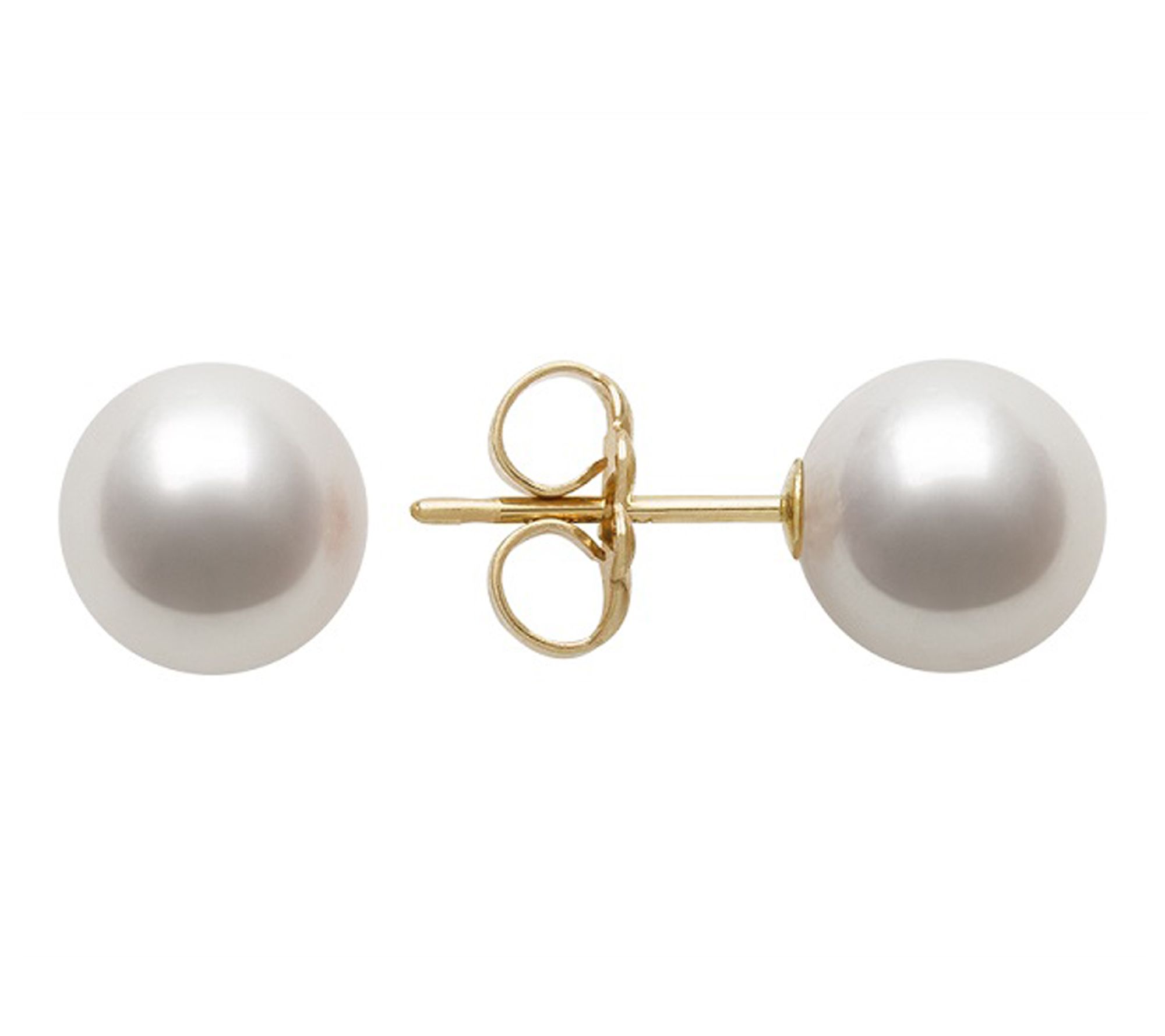 Amour De Pearl 5-6mm Cultured Akoya Pearl Earrings, 14K Gold