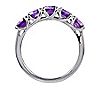 Sterling 2.20 cttw Amethyst 5-Stone Ring, 2 of 3
