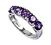 Sterling 2.20 cttw Amethyst 5-Stone Ring, 3 of 3