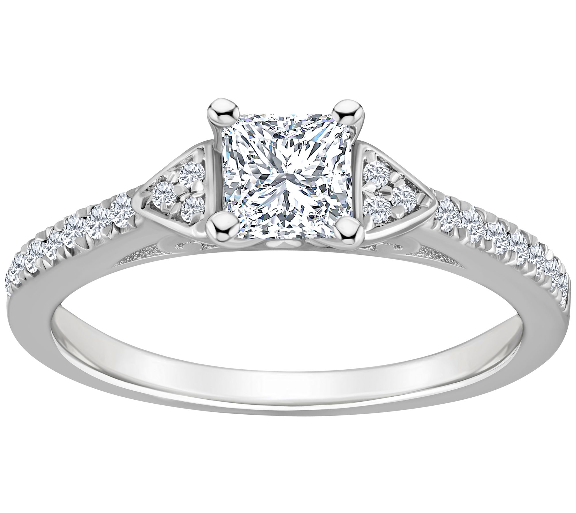 Affinity 0.65 cttw Diamond Engagement Rin g, 14K Gold