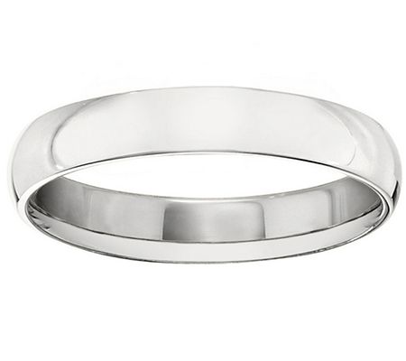 Women's 18K White Gold 4mm Comfort Fit Weddingand