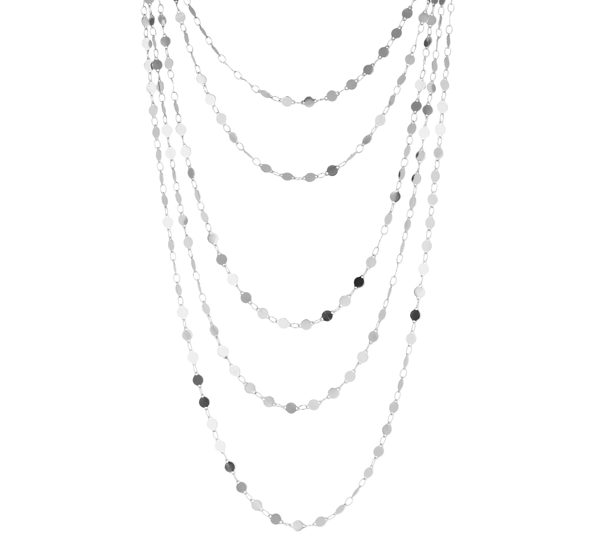 Steel by Design Graduated Multi-Strand Necklace