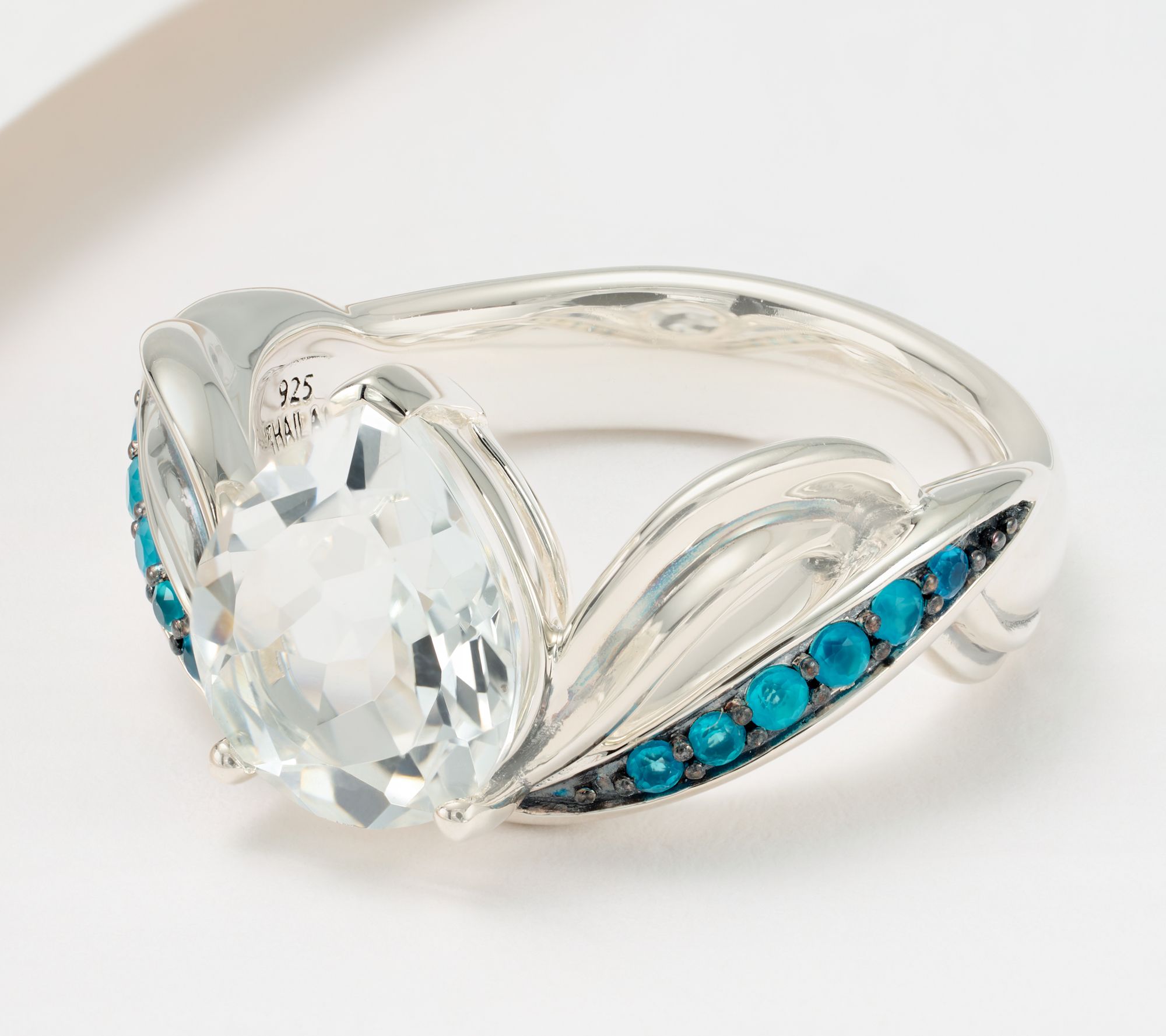 "As Is" Third Person Sterling Silver Garden Party Gemstone Ring