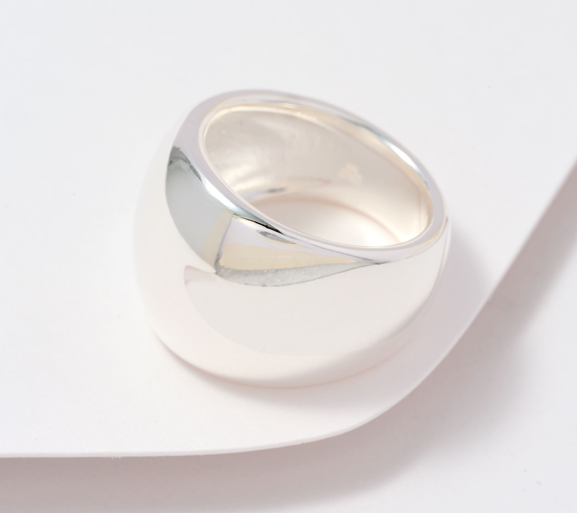 "As Is" UltraFine 950 Silver Polished or Quilted Band Ring, 8.00g