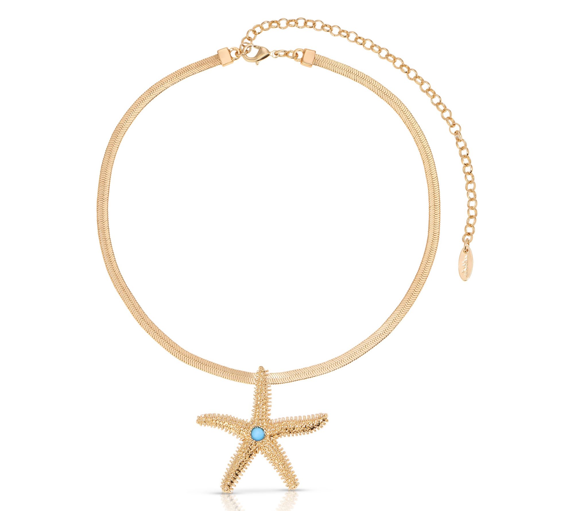 Ettika Mermaid Cove Starfish Pendant w/ Chain