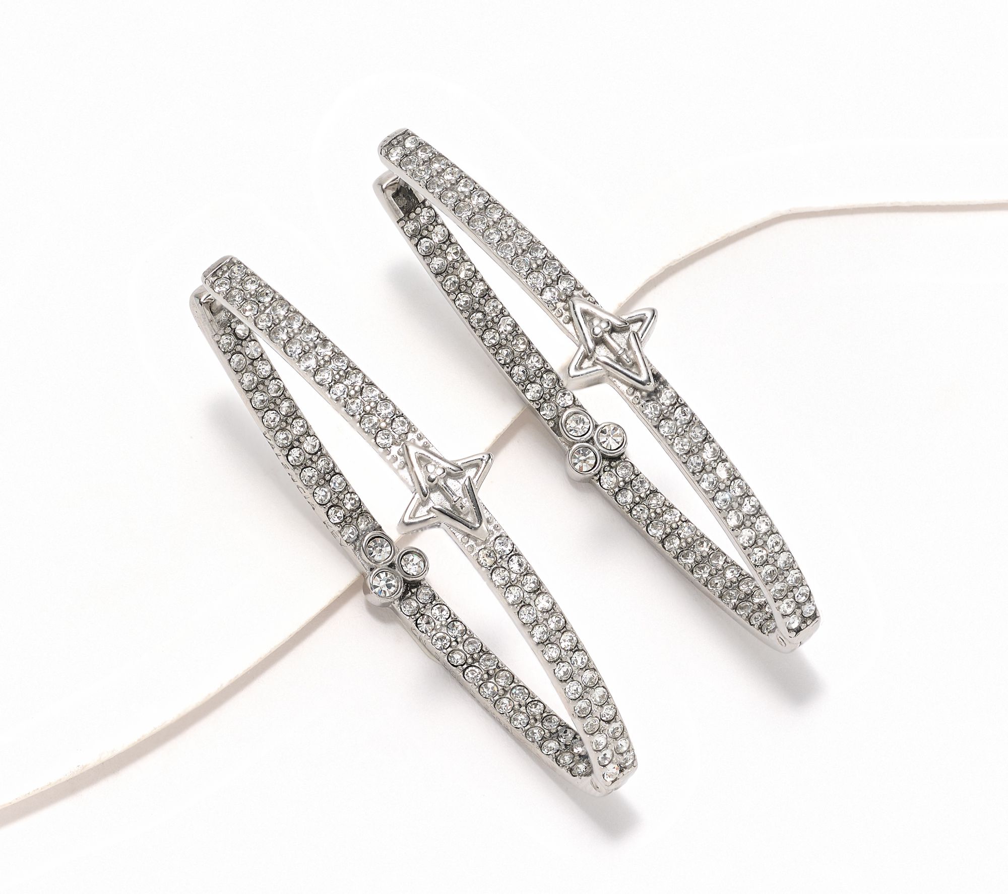 Valencia Key x Sandra Bennett Reversible 2" Limitless Hoops Stainless Steel