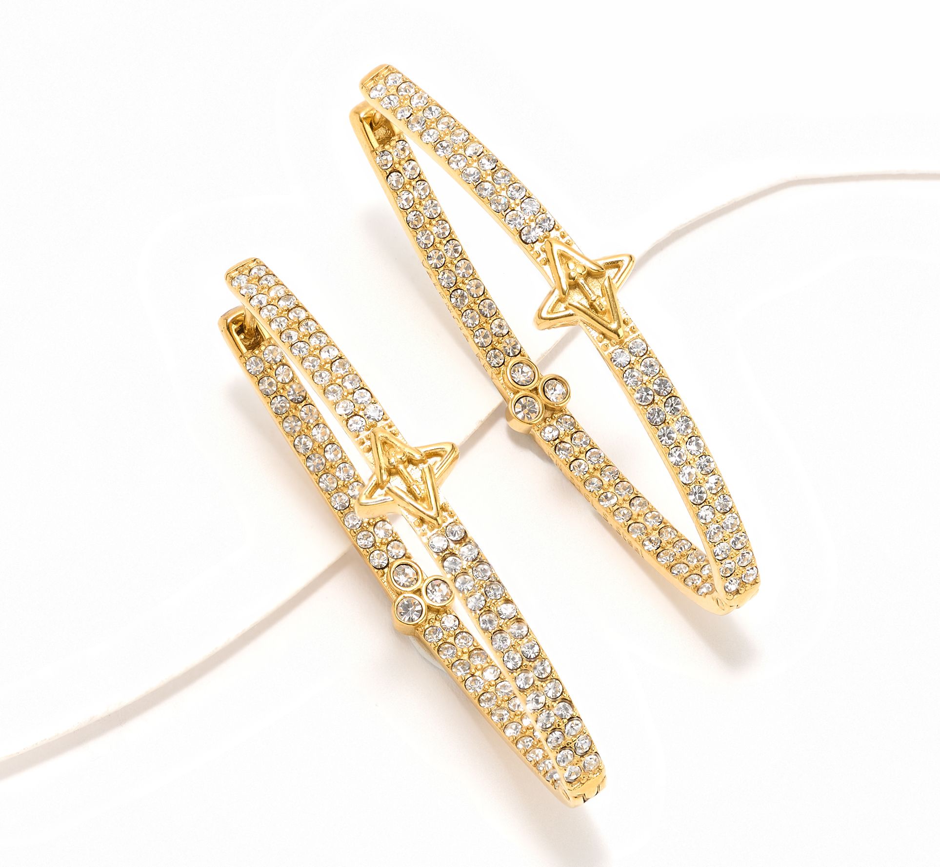 Valencia Key x Sandra Bennett Reversible 2" Limitless Hoops Stainless Steel