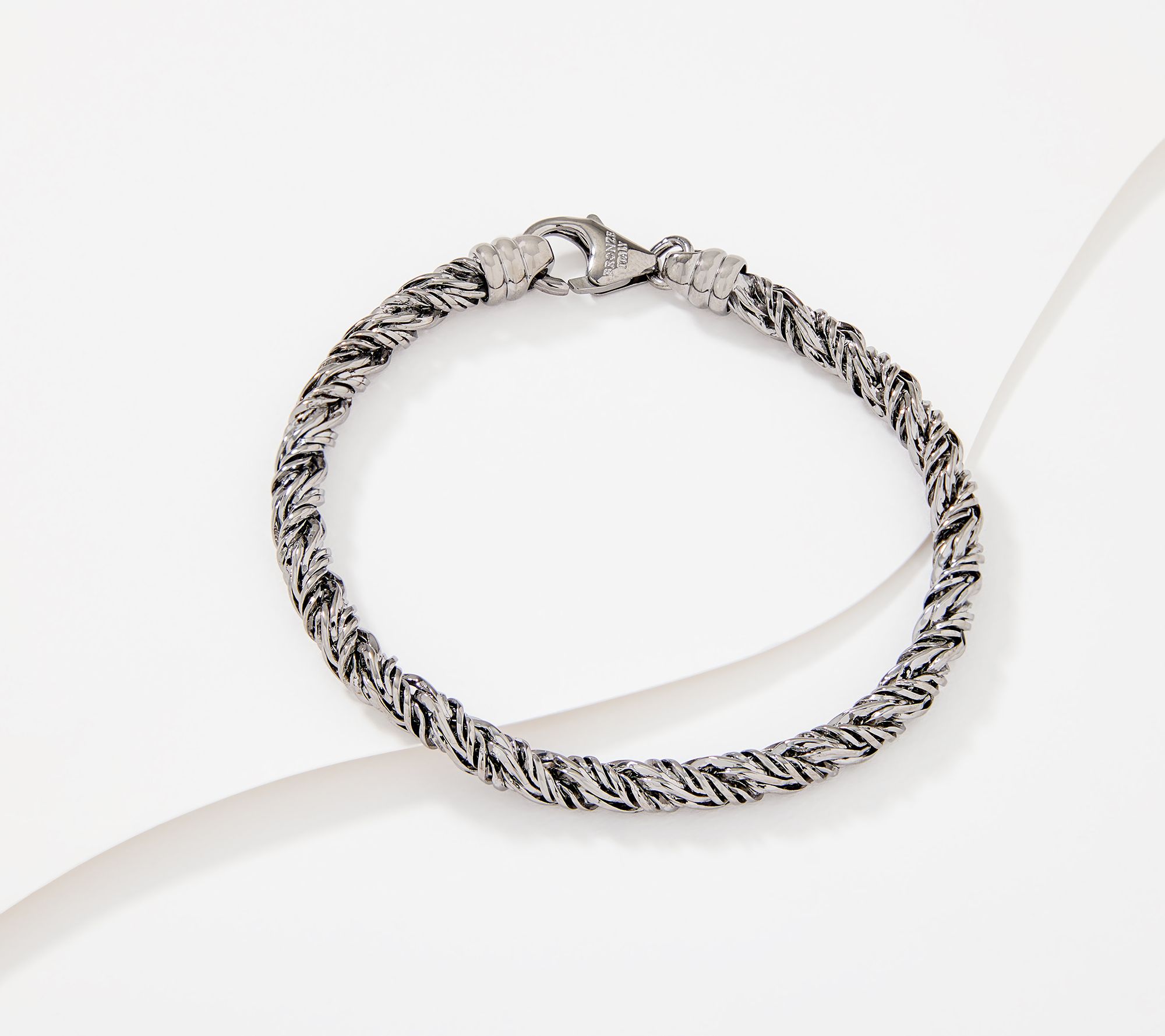 "As Is" David Markstein Bronze Premier Woven Foxtail Bracelet