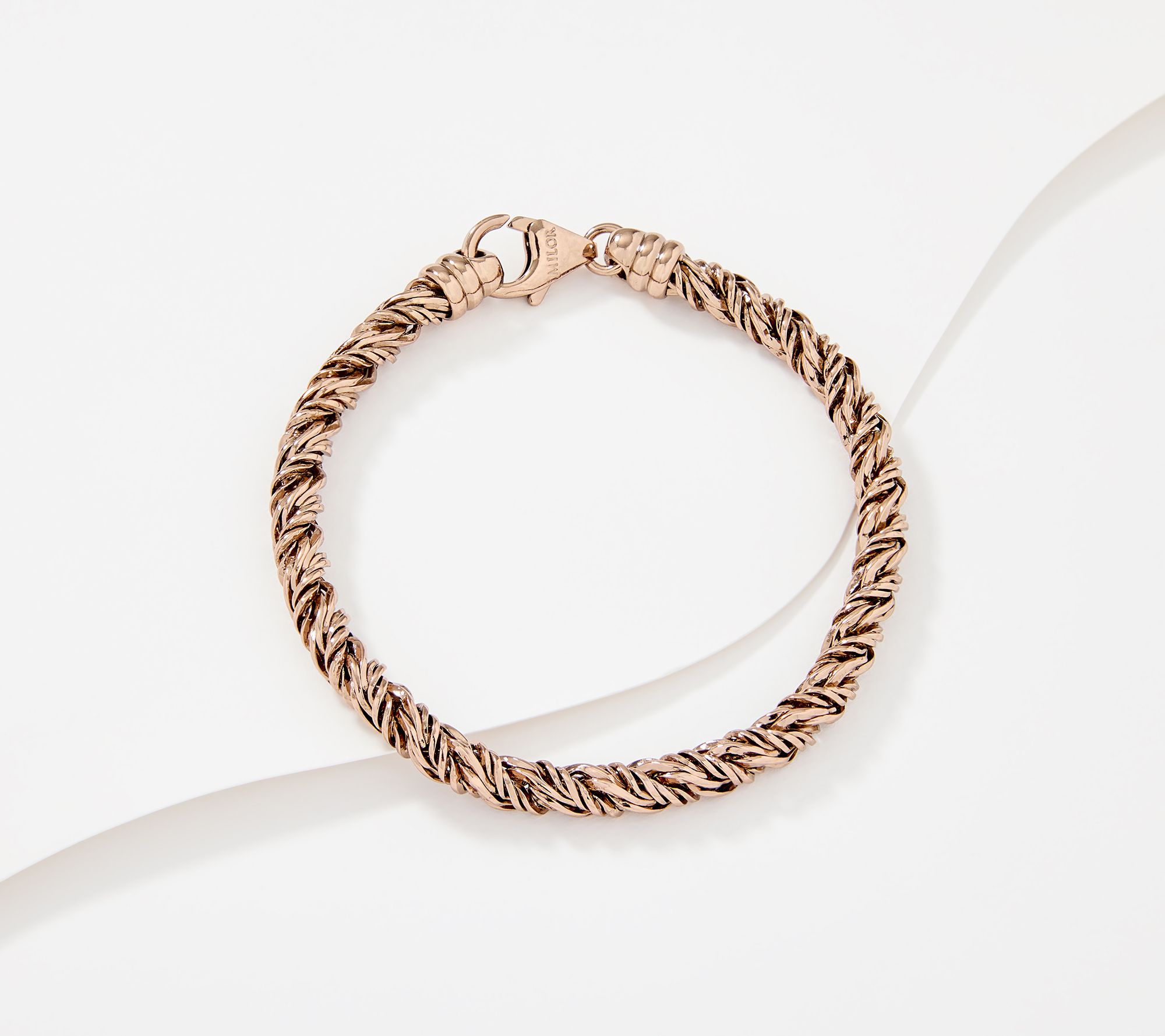 "As Is" David Markstein Bronze Premier Woven Foxtail Bracelet