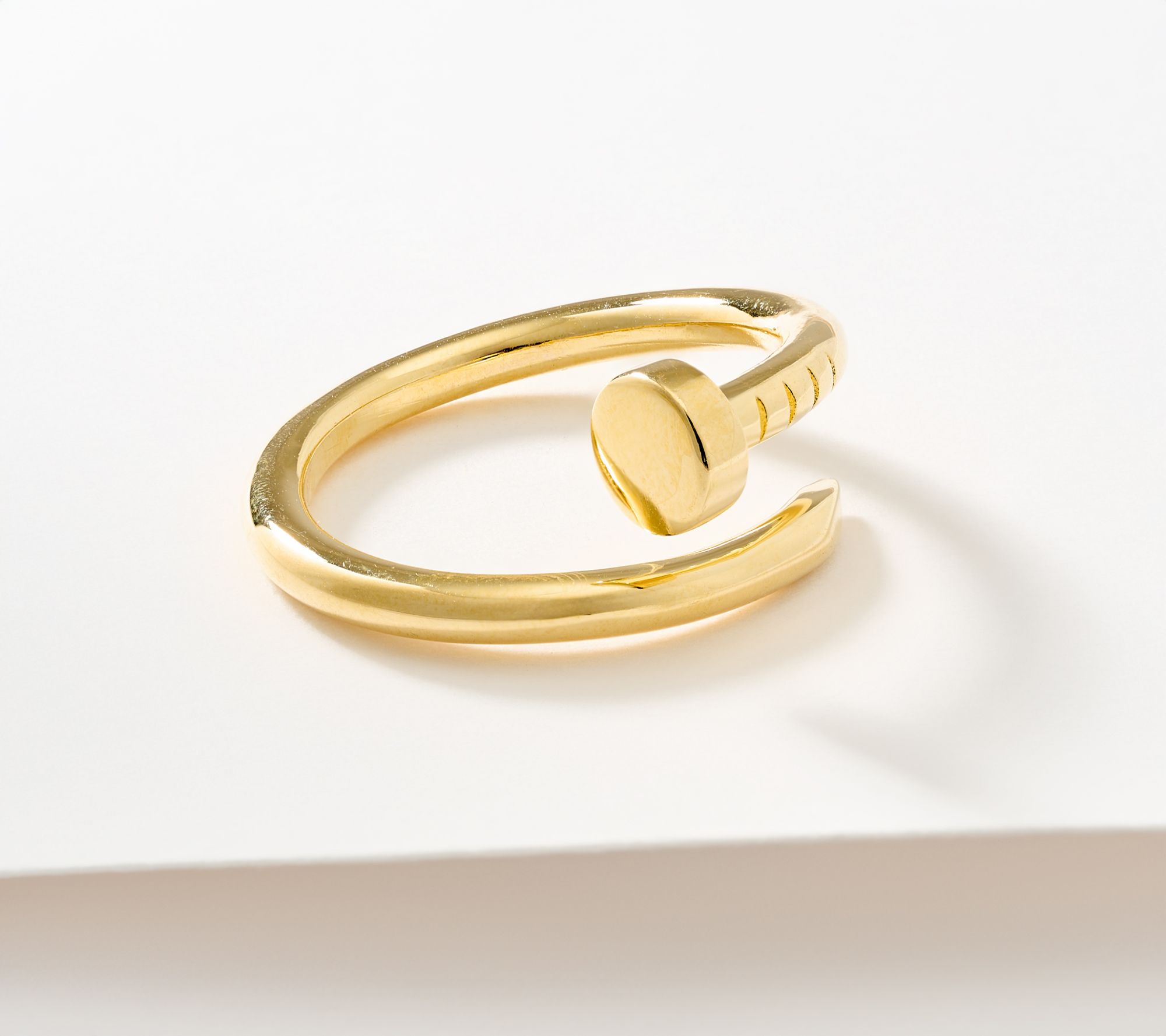 "As Is" David Markstein Bronze Luxe Nail Head Ring