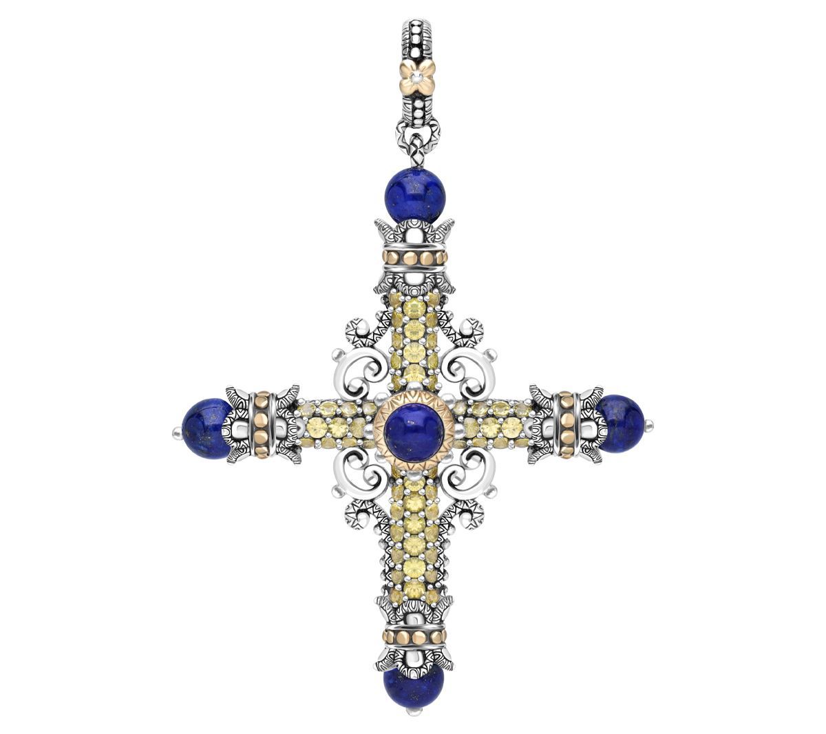 Barbara Bixby Two-Tone Lapis & Yellow SapphireEnhancer