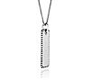 Or Paz Sterling Silver Personalized Bar Pendantw/ Chain, 2 of 3