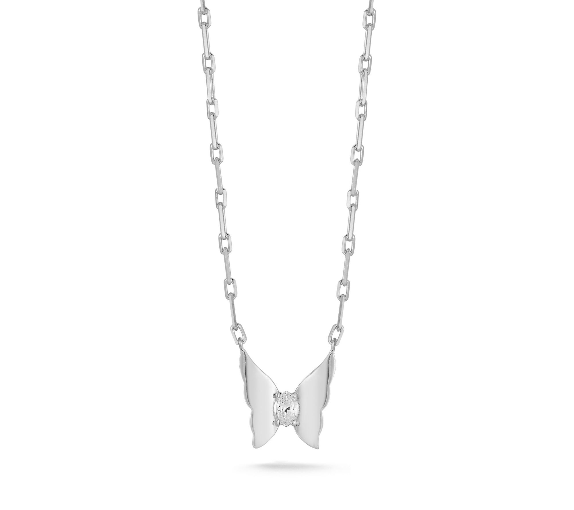 Sterlina Silver Butterfly Pendant with Chain, Sterling