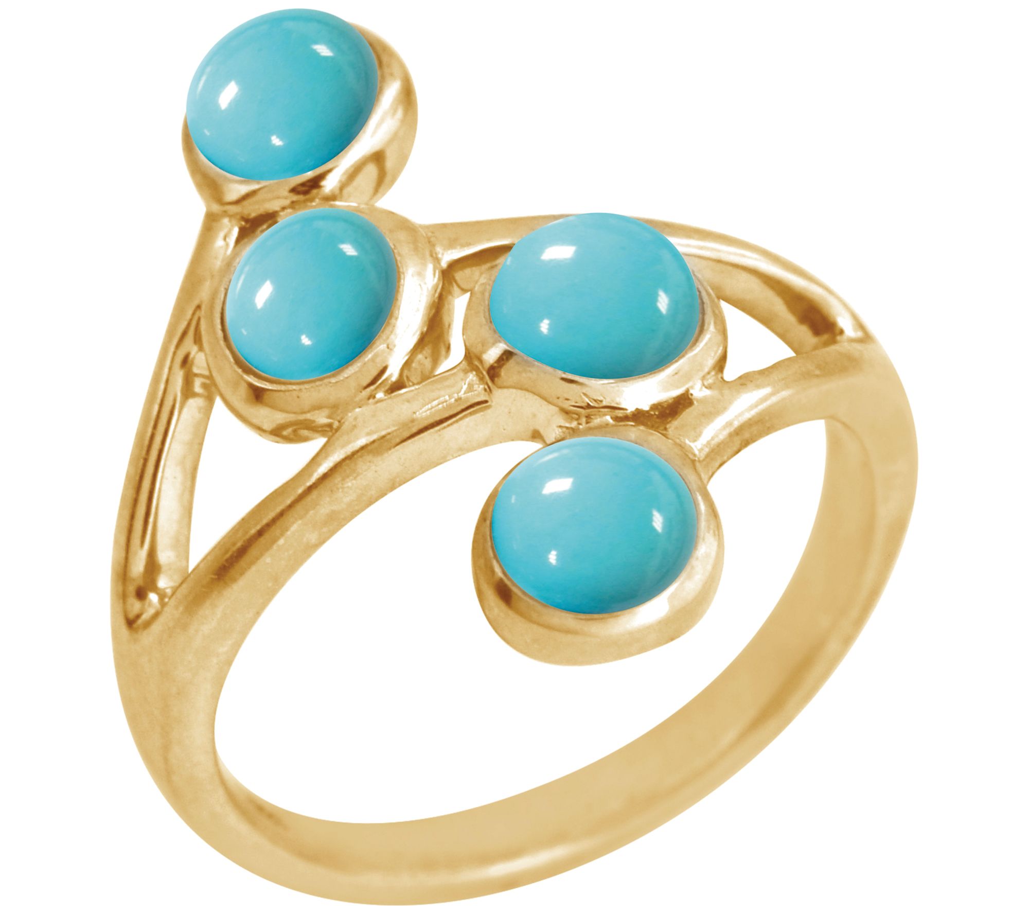 Affinity Gems Turquoise East West Ring, Sterling Silver