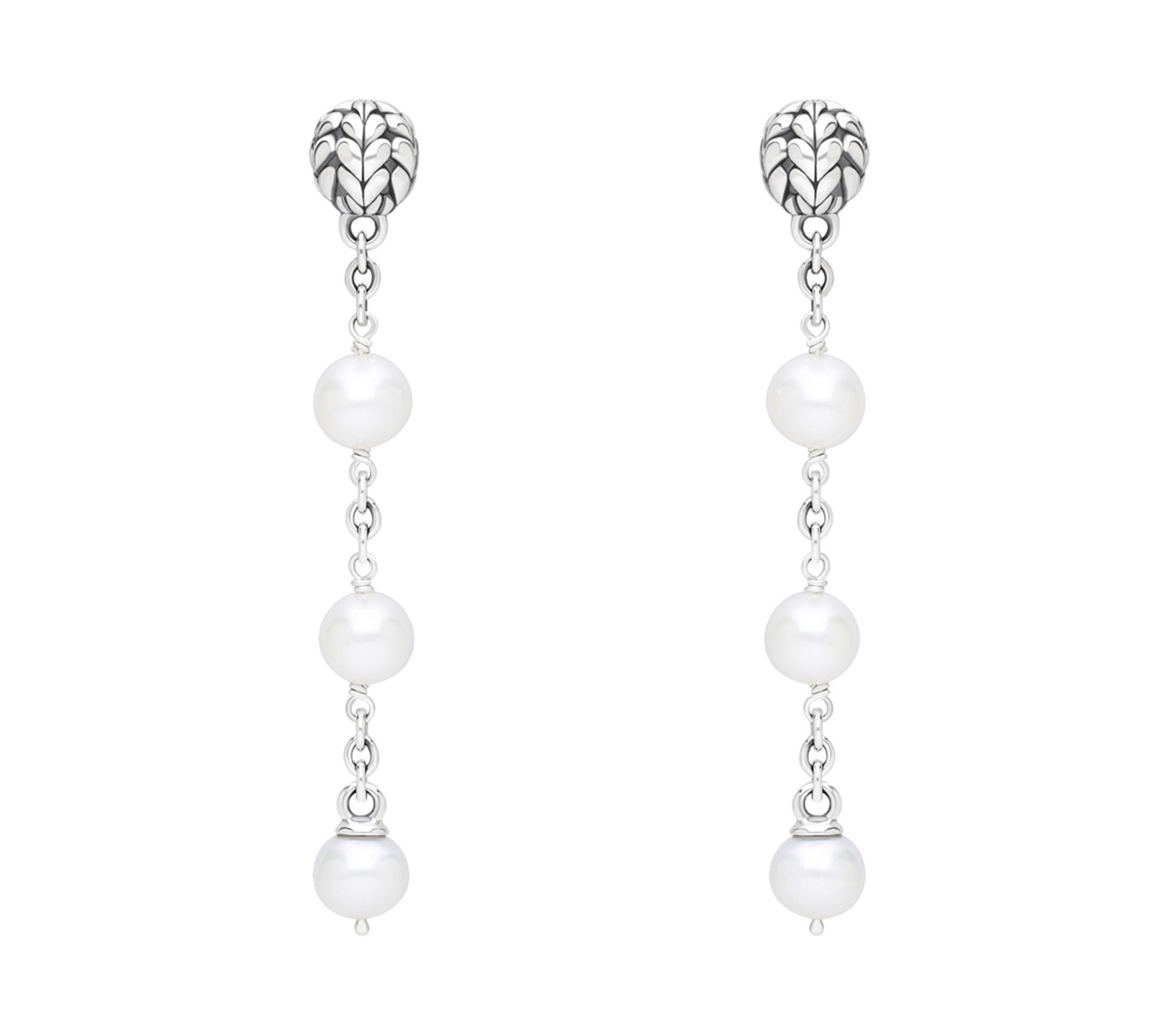 Tiffany Kay Studio Sterling Cultured Pearl Dangling Earrings