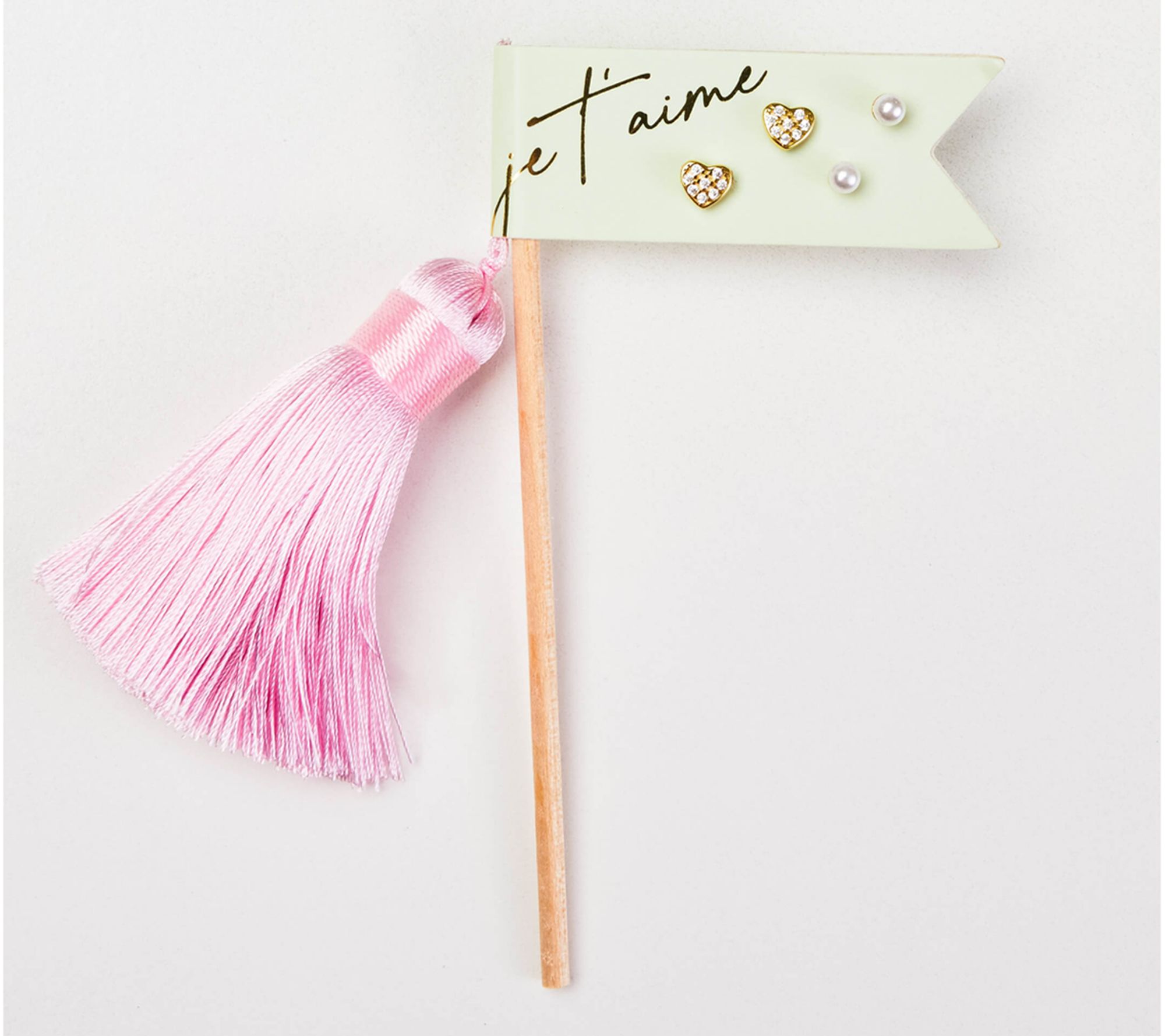 Violet & Brooks Eloise Faux Pearl Stud Earring Set