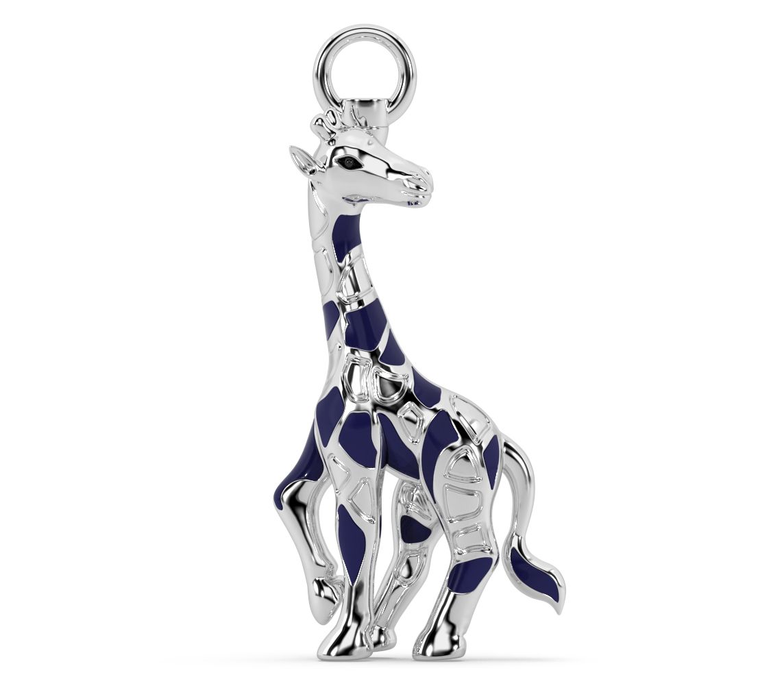 ONI Fine Jewelry Sterling Silver The Purple Beanstalk Charm